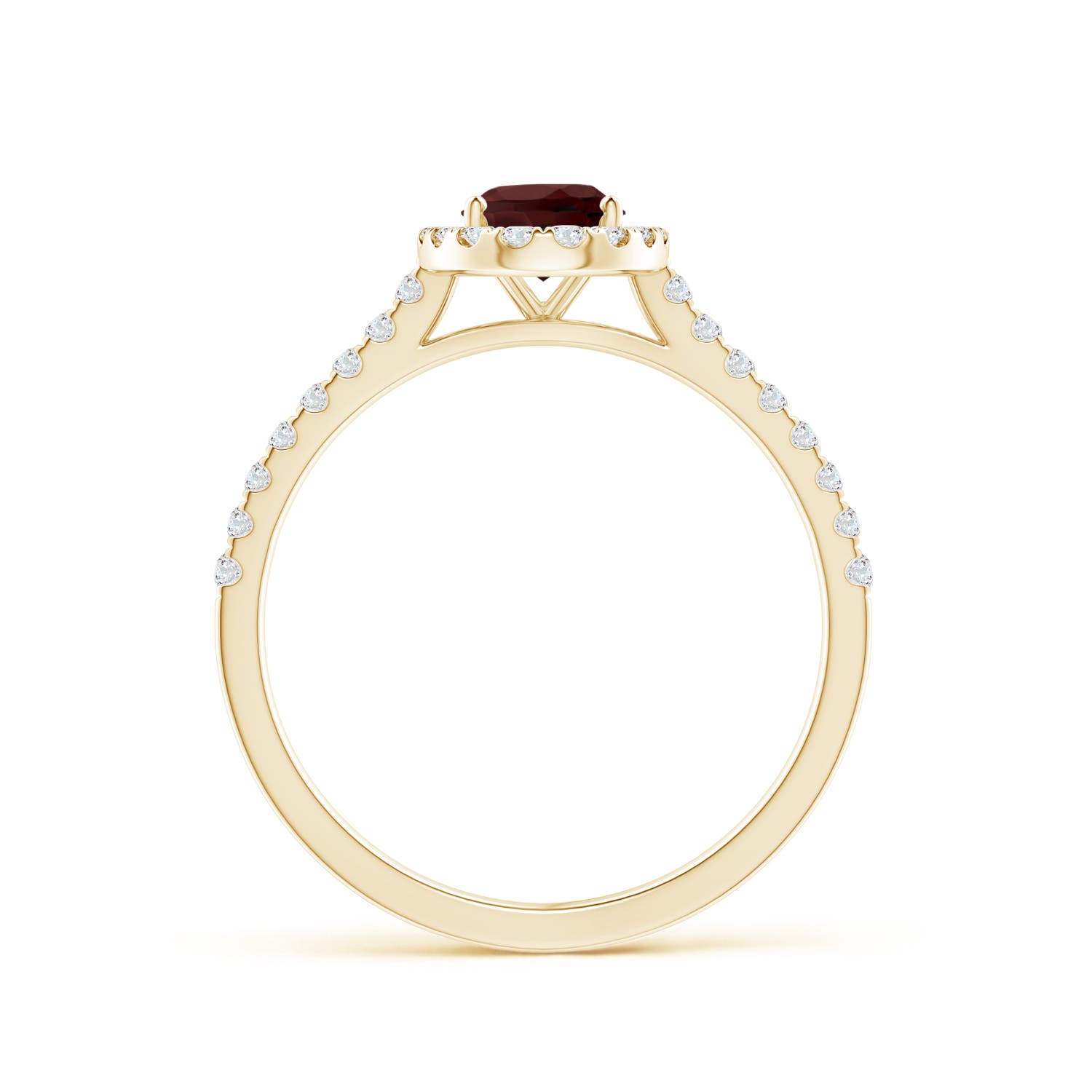 AA - Garnet / 1.16 CT / 14 KT Yellow Gold