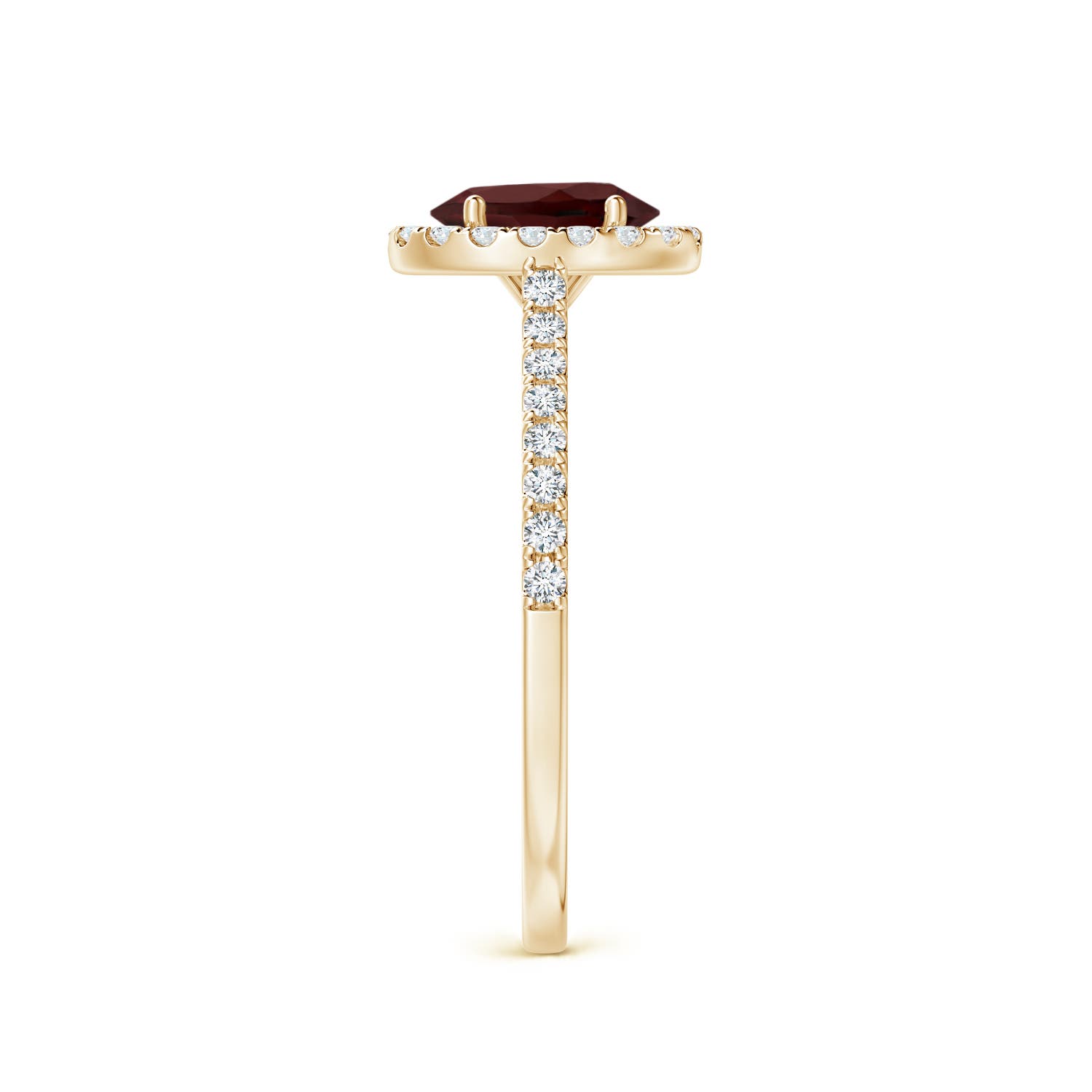 AA - Garnet / 1.16 CT / 14 KT Yellow Gold