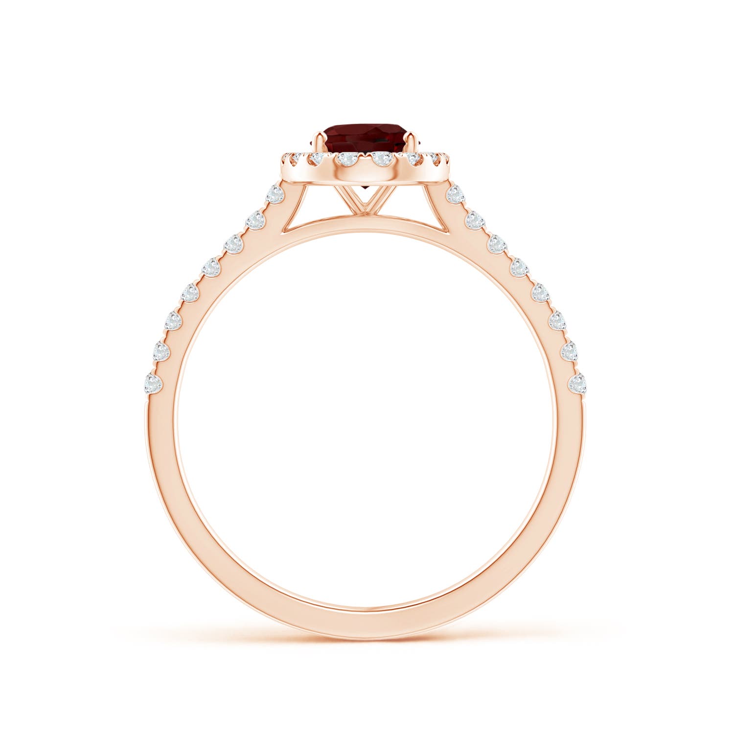 AAA - Garnet / 1.16 CT / 14 KT Rose Gold