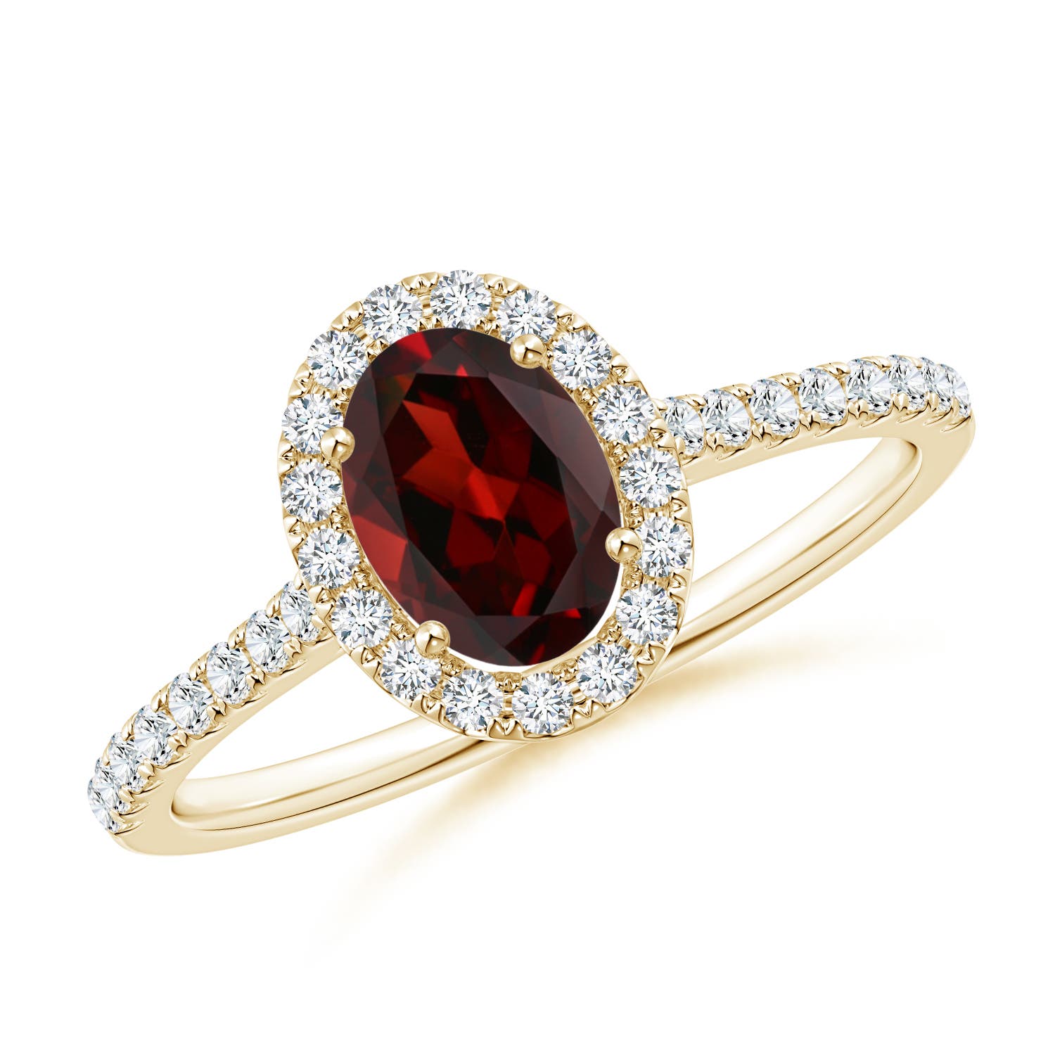 AAA - Garnet / 1.16 CT / 14 KT Yellow Gold