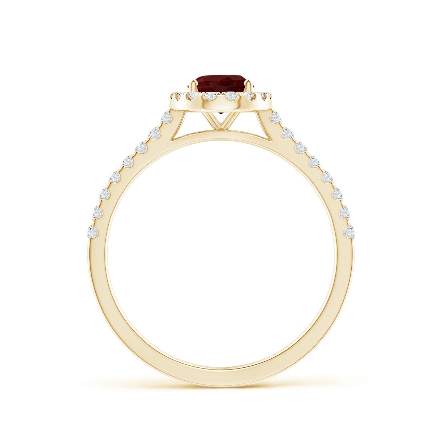 AAA - Garnet / 1.16 CT / 14 KT Yellow Gold