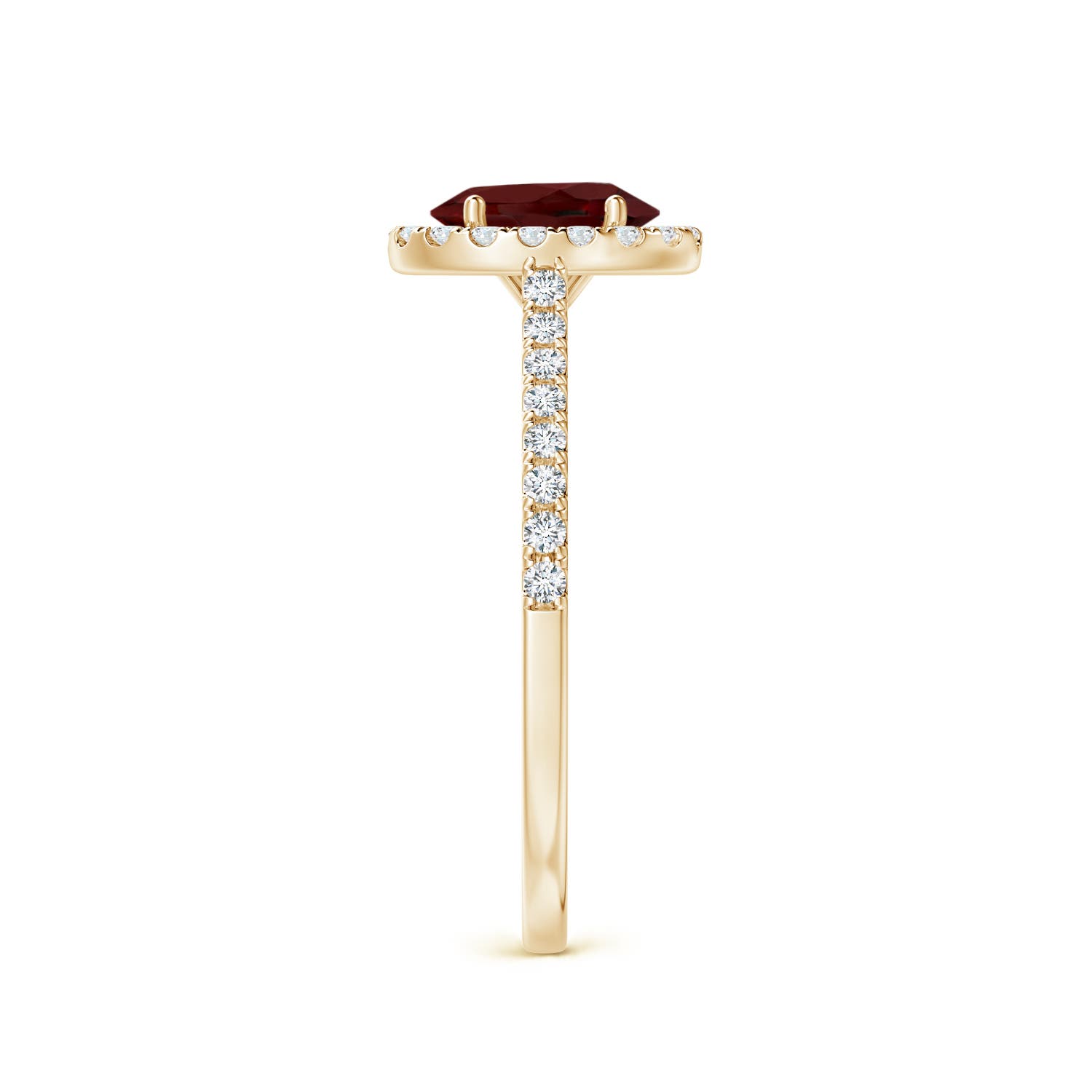 AAA - Garnet / 1.16 CT / 14 KT Yellow Gold