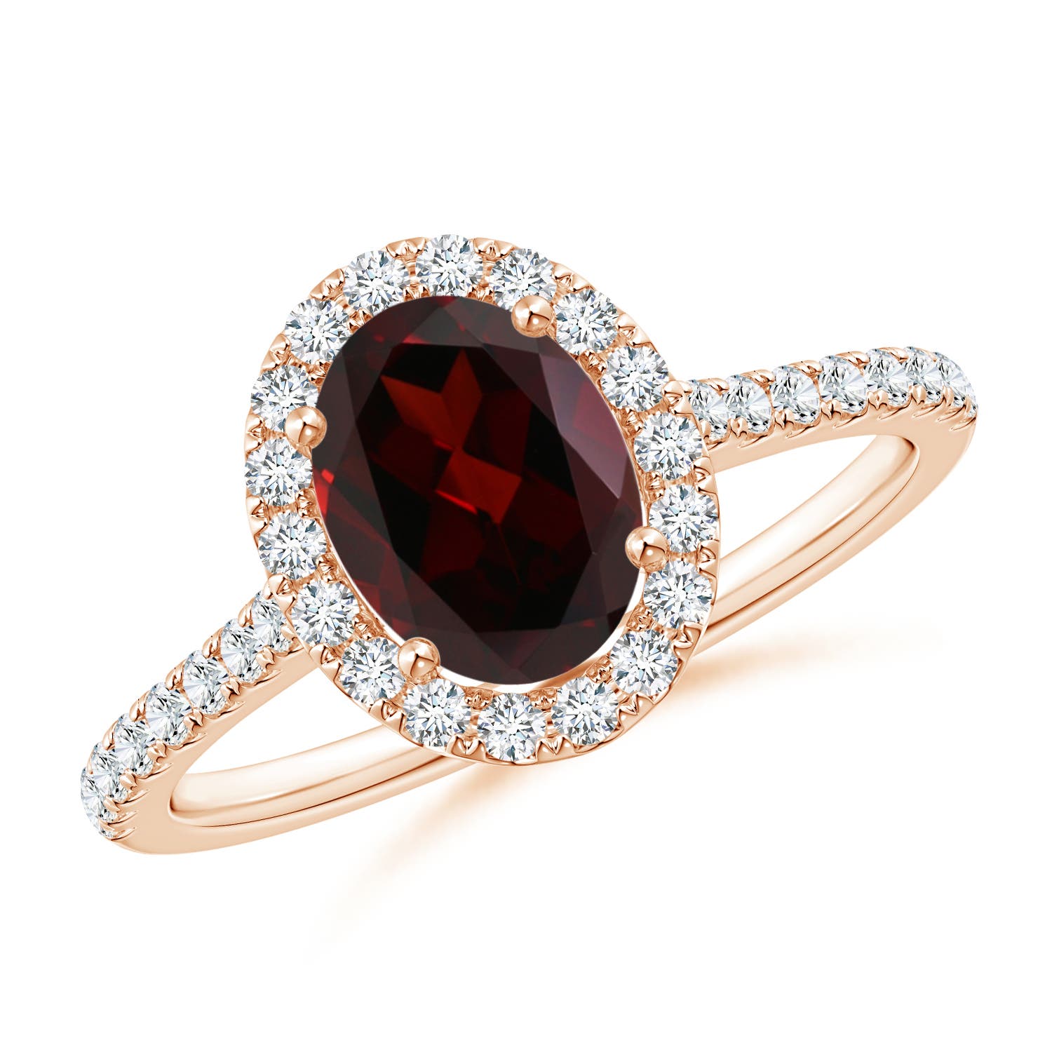 A - Garnet / 1.79 CT / 14 KT Rose Gold