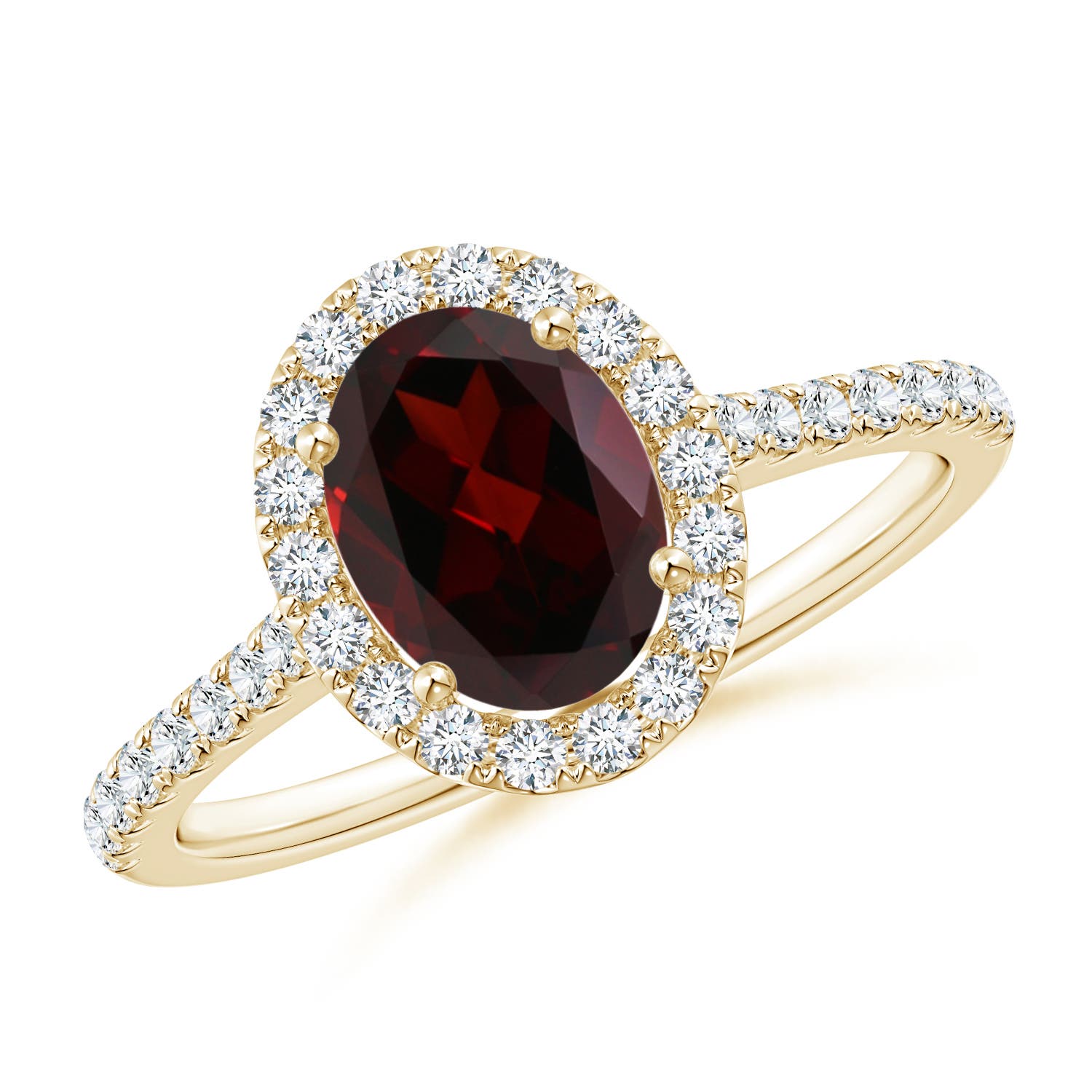 A - Garnet / 1.79 CT / 14 KT Yellow Gold