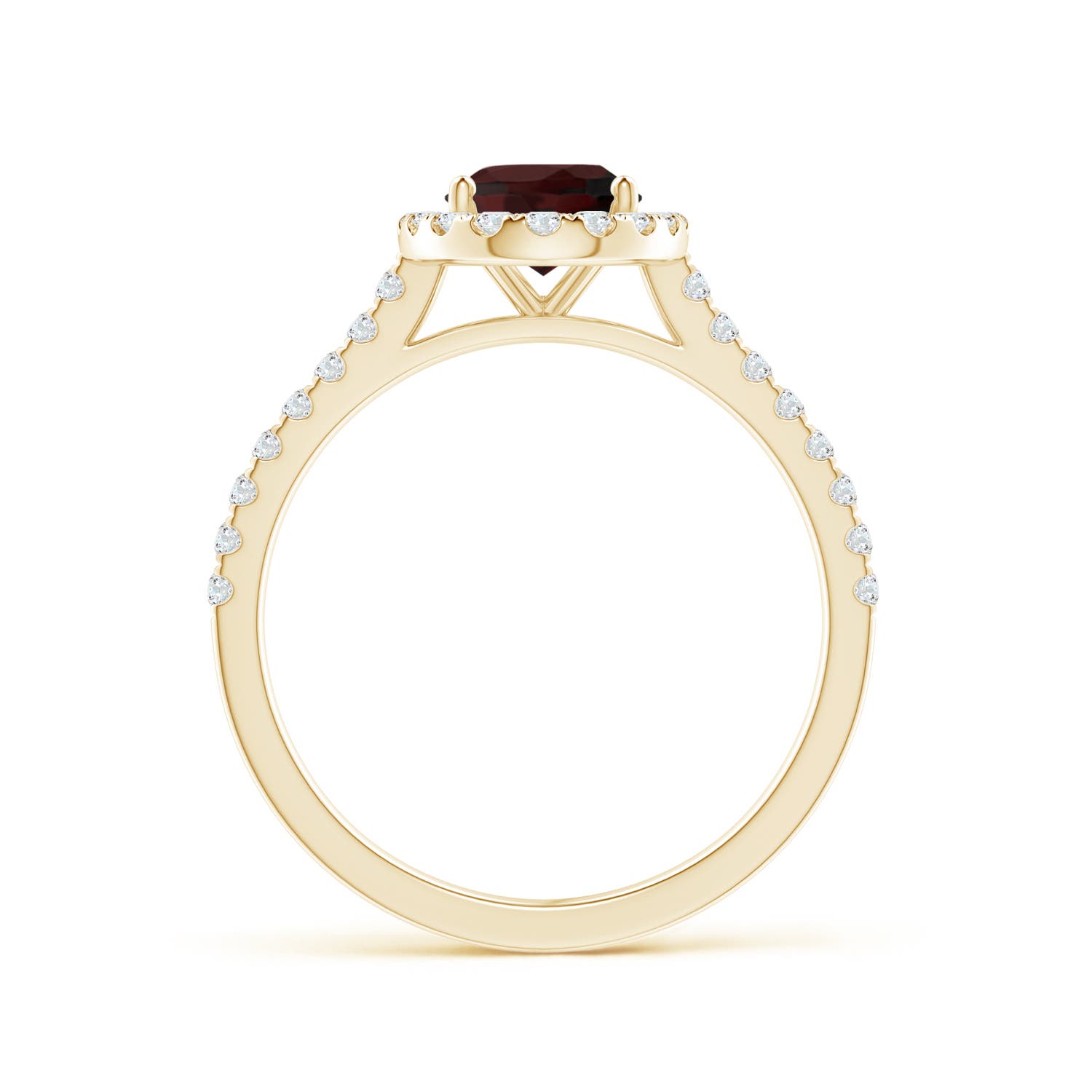 A - Garnet / 1.79 CT / 14 KT Yellow Gold