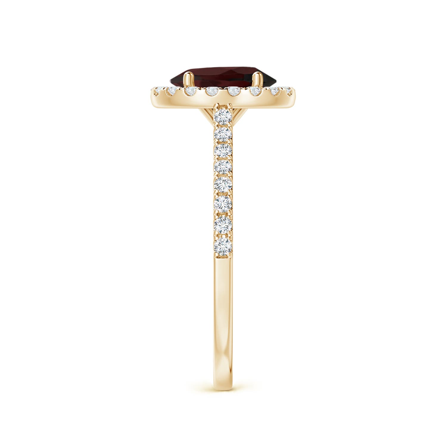 A - Garnet / 1.79 CT / 14 KT Yellow Gold