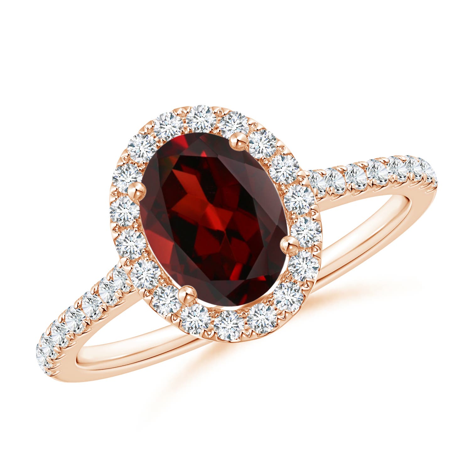 AAA - Garnet / 1.79 CT / 14 KT Rose Gold