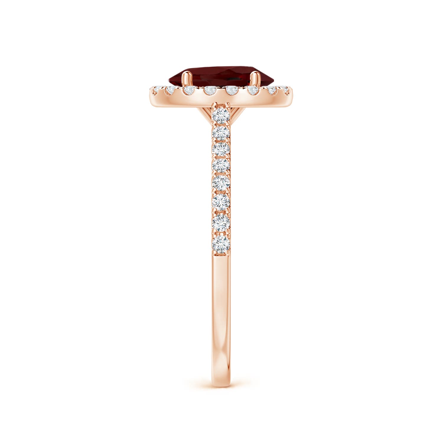 AAA - Garnet / 1.79 CT / 14 KT Rose Gold