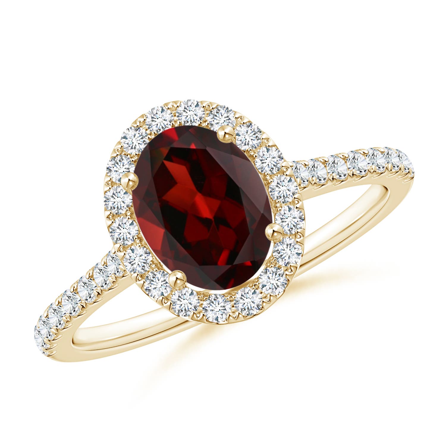 AAA - Garnet / 1.79 CT / 14 KT Yellow Gold