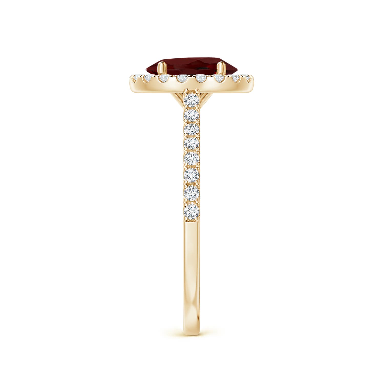 AAA - Garnet / 1.79 CT / 14 KT Yellow Gold