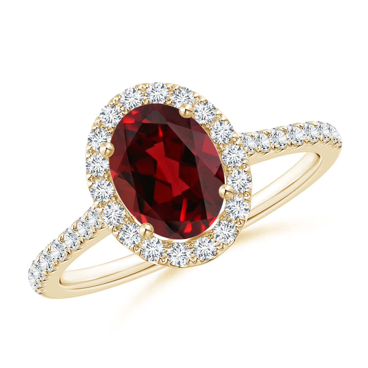 AAAA - Garnet / 1.79 CT / 14 KT Yellow Gold