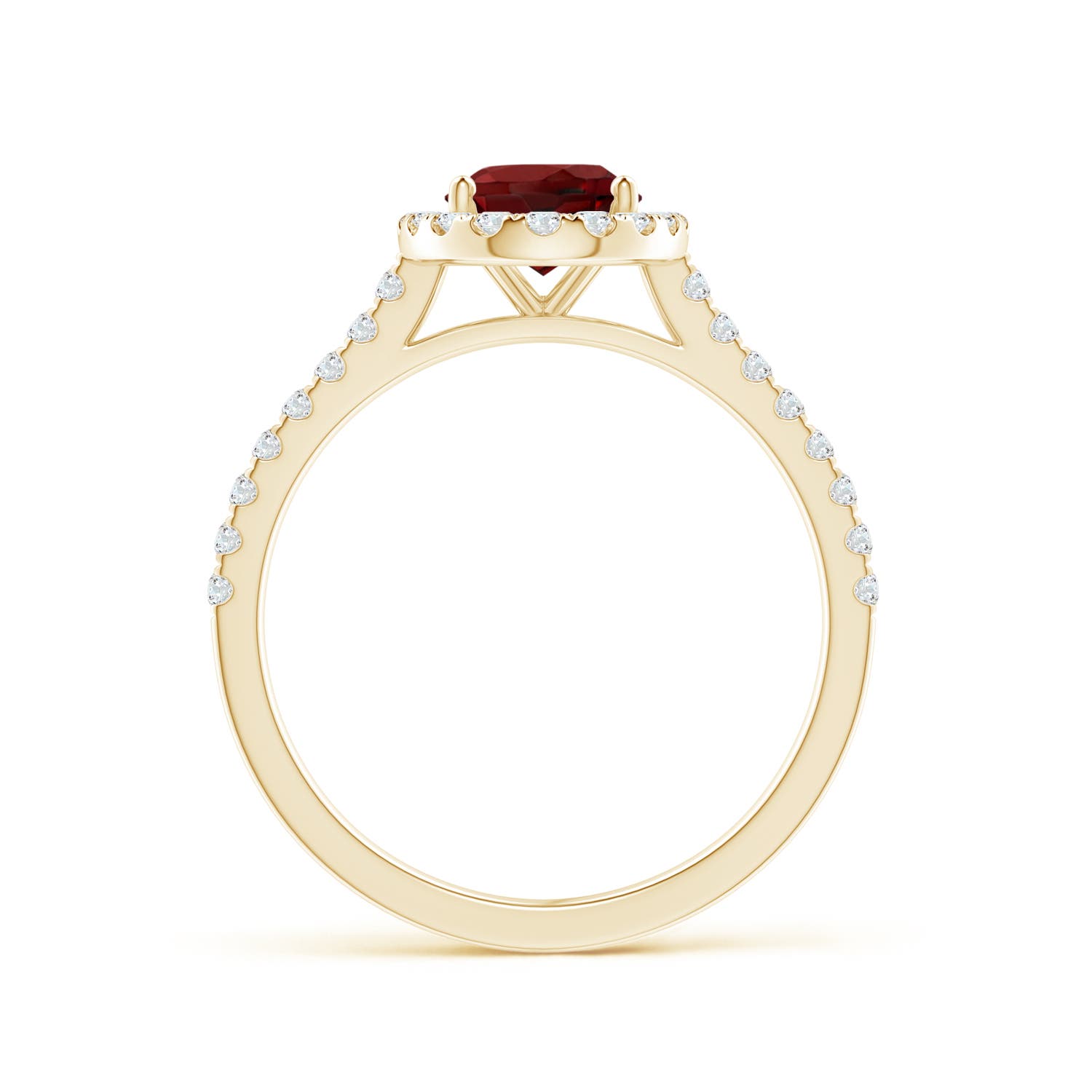 AAAA - Garnet / 1.79 CT / 14 KT Yellow Gold