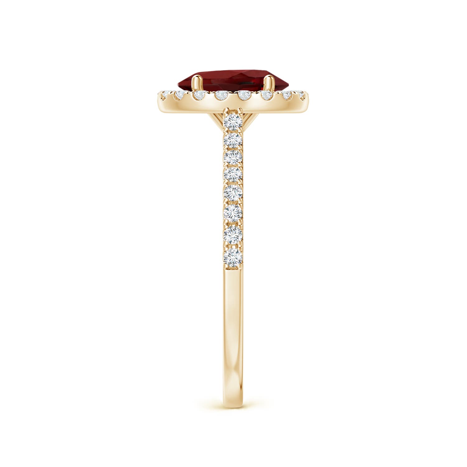 AAAA - Garnet / 1.79 CT / 14 KT Yellow Gold