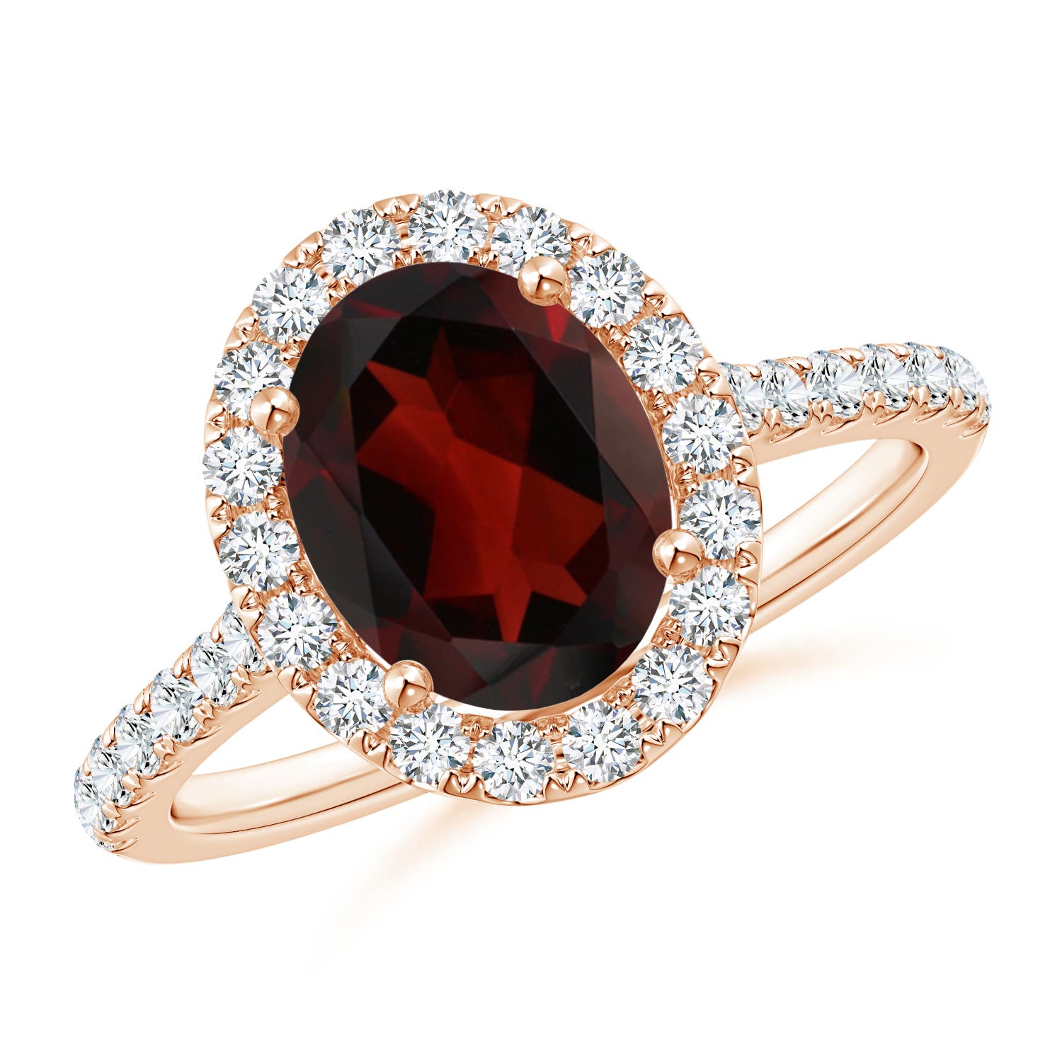 AA - Garnet / 2.45 CT / 14 KT Rose Gold