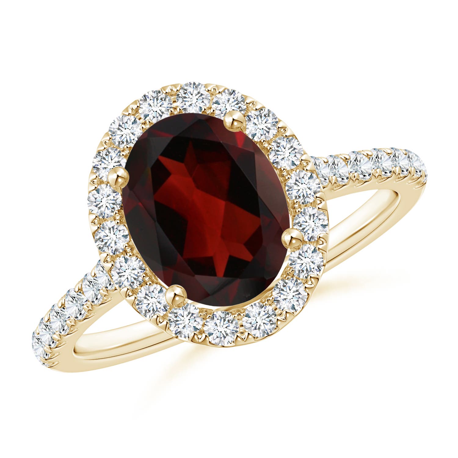 AA - Garnet / 2.45 CT / 14 KT Yellow Gold