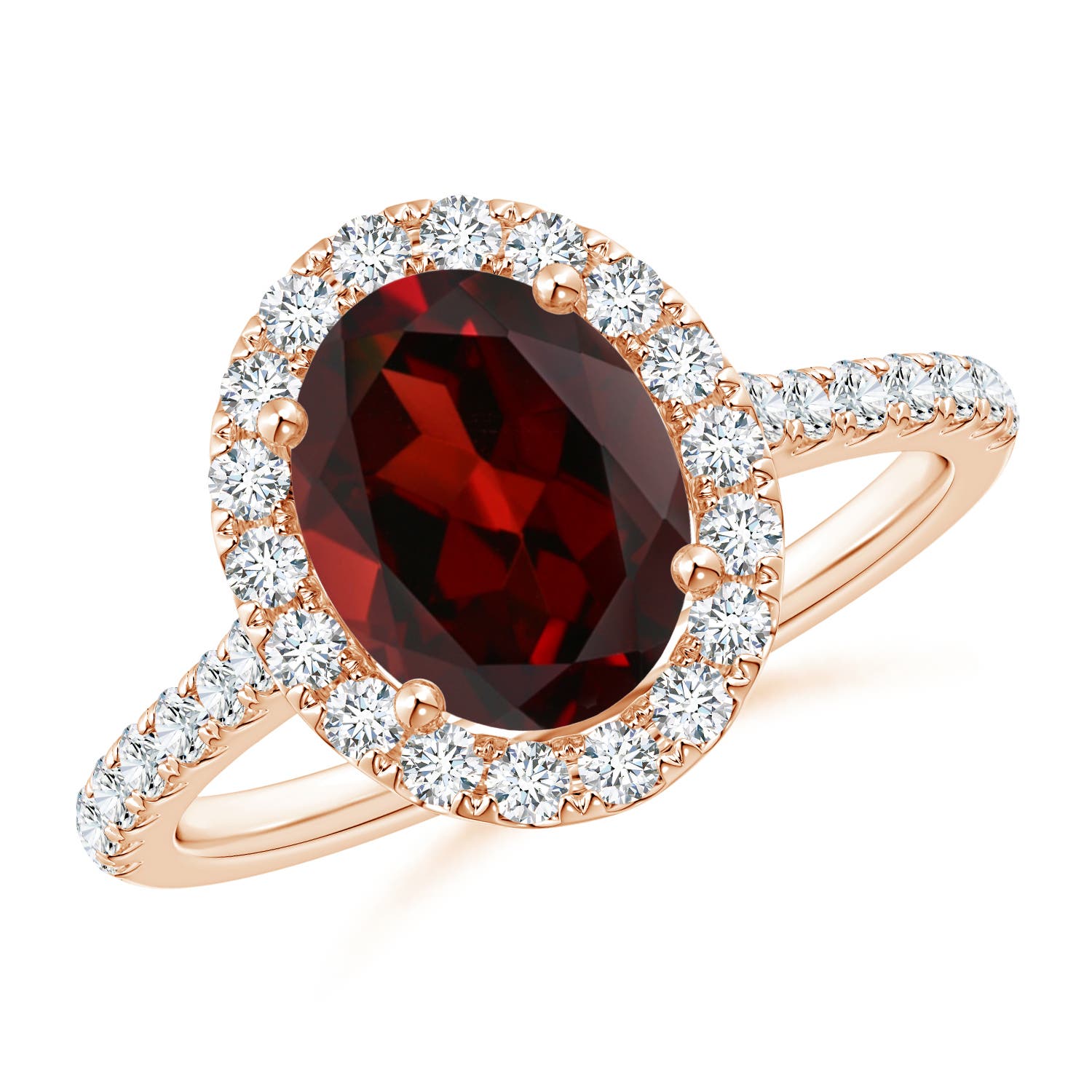 AAA - Garnet / 2.45 CT / 14 KT Rose Gold