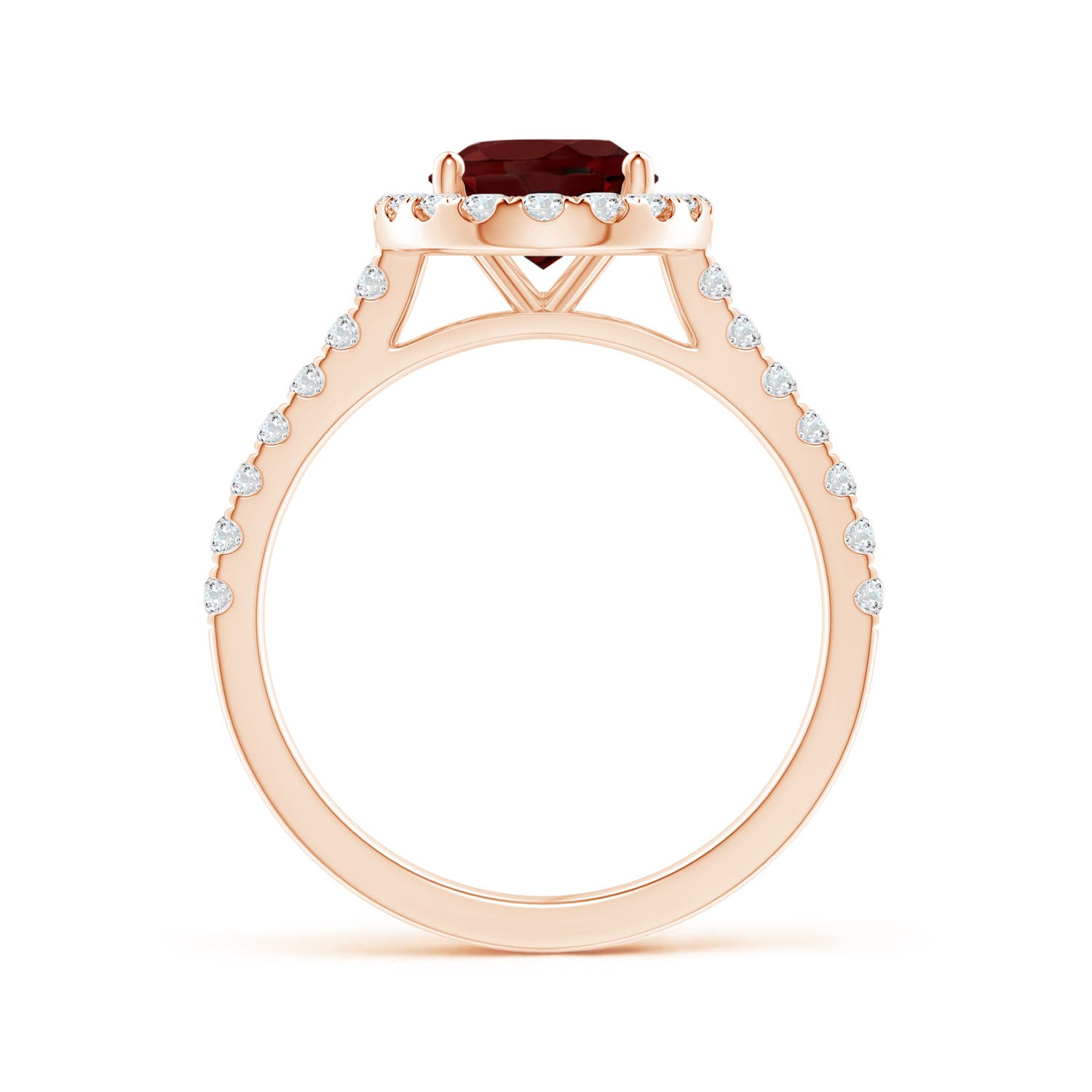 AAA - Garnet / 2.45 CT / 14 KT Rose Gold