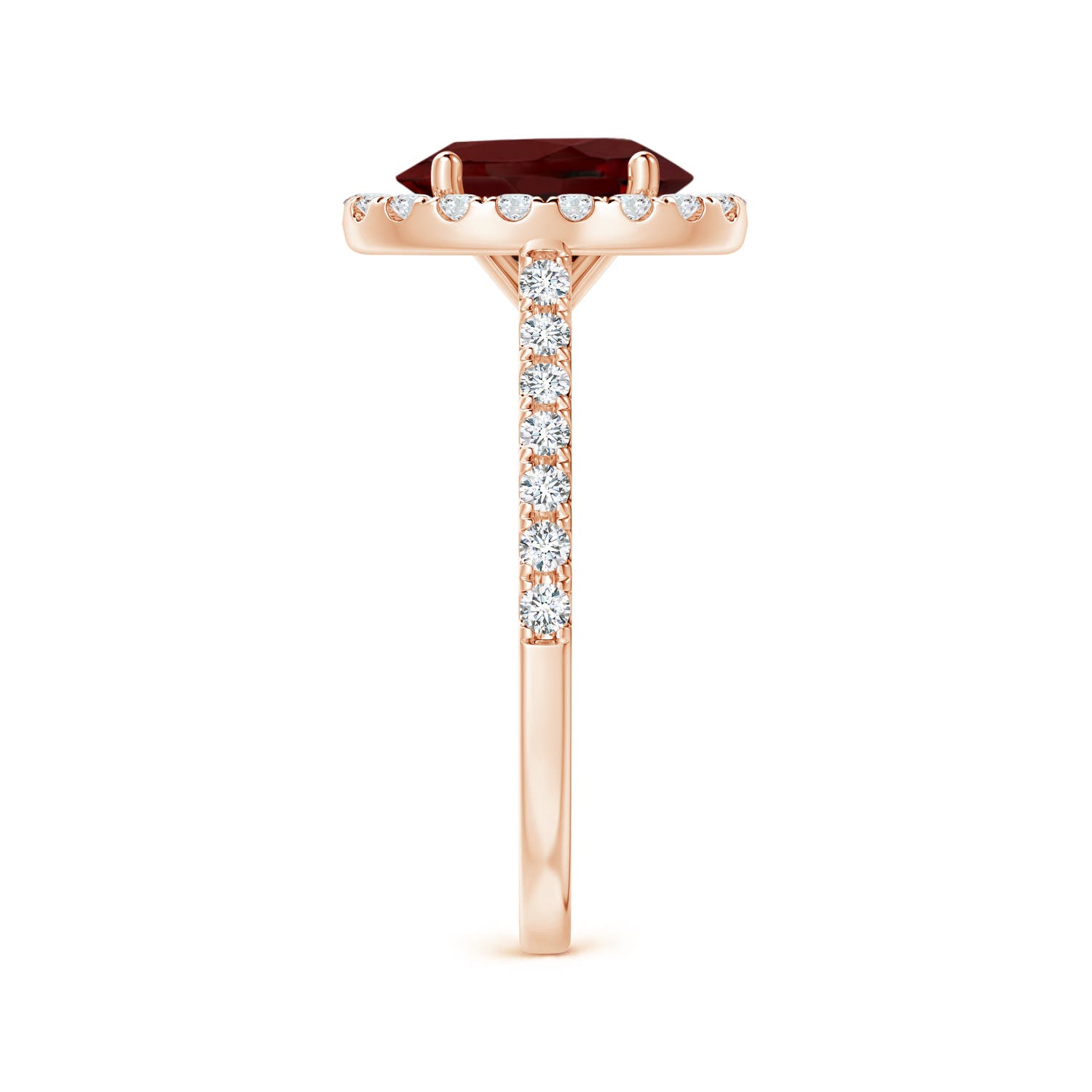 AAA - Garnet / 2.45 CT / 14 KT Rose Gold