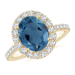 Oval A London Blue Topaz