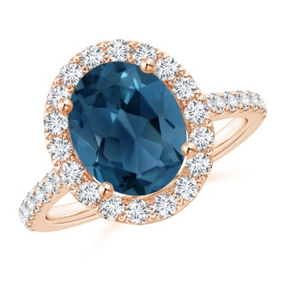 Oval AA London Blue Topaz
