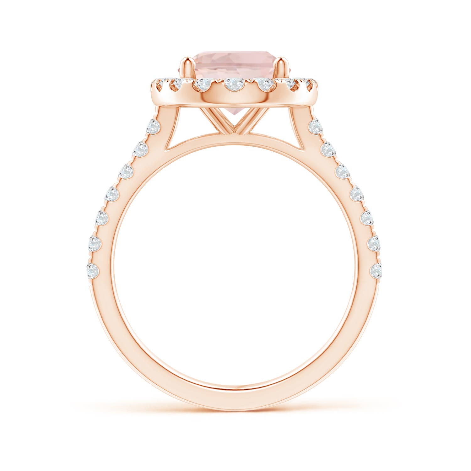 A - Morganite / 3.17 CT / 14 KT Rose Gold