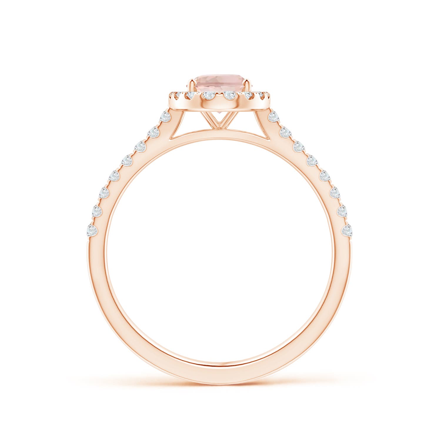 AAA - Morganite / 0.96 CT / 14 KT Rose Gold