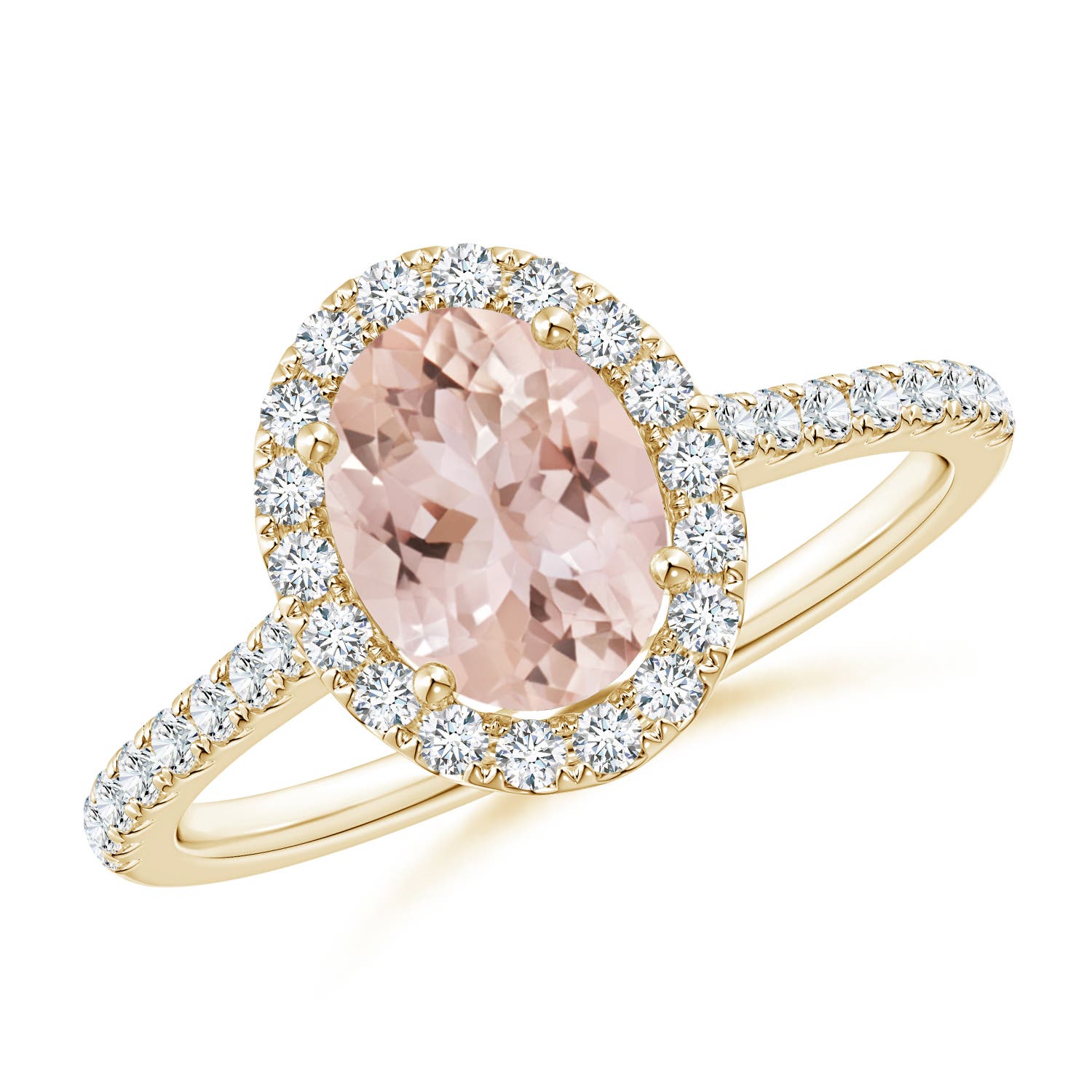 AAA - Morganite / 1.44 CT / 14 KT Yellow Gold