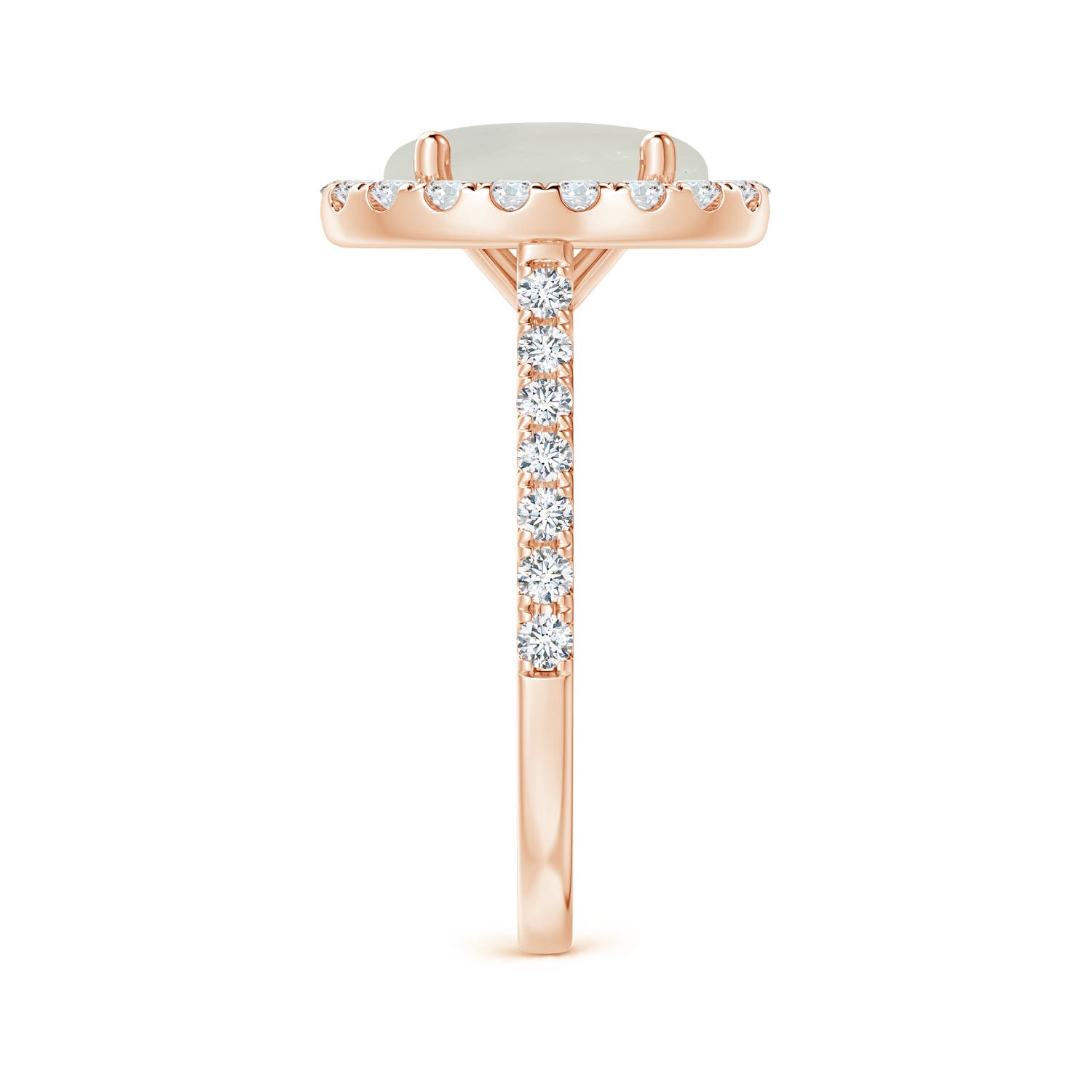 AAA - Moonstone / 3.17 CT / 14 KT Rose Gold