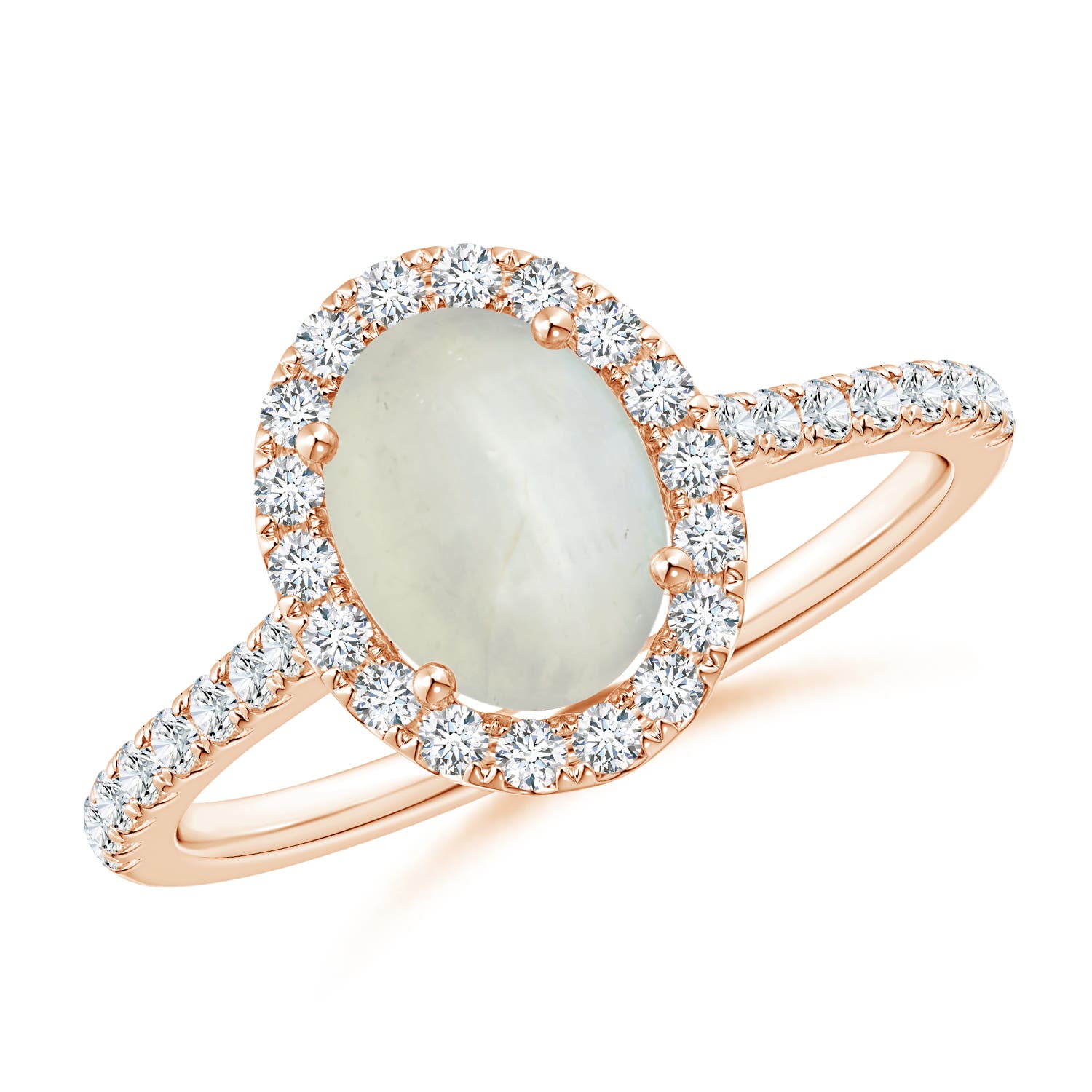 AA - Moonstone / 1.44 CT / 14 KT Rose Gold