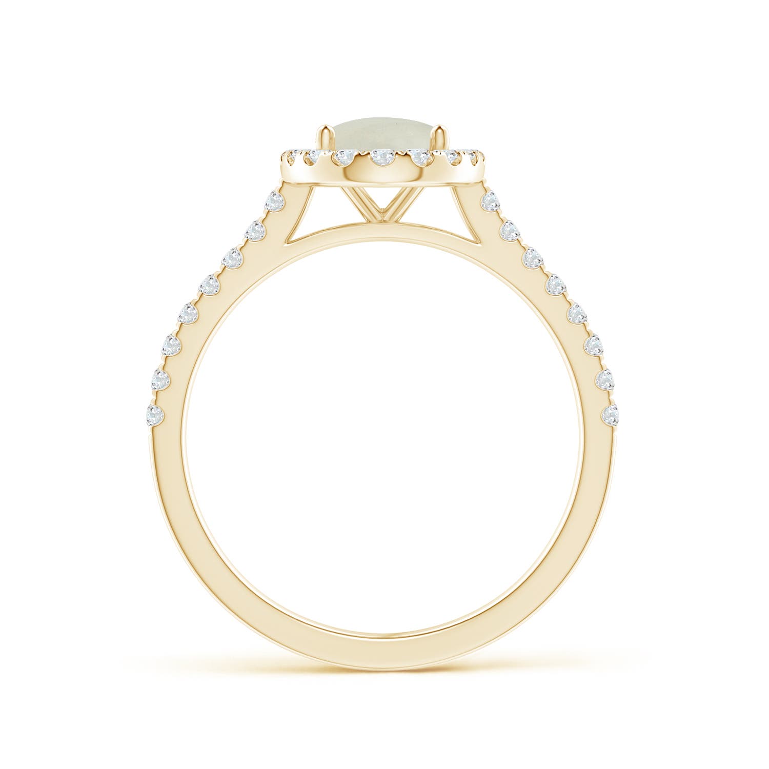 AA - Moonstone / 1.44 CT / 14 KT Yellow Gold