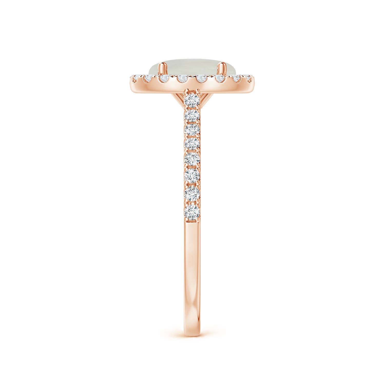 AAA - Moonstone / 1.44 CT / 14 KT Rose Gold