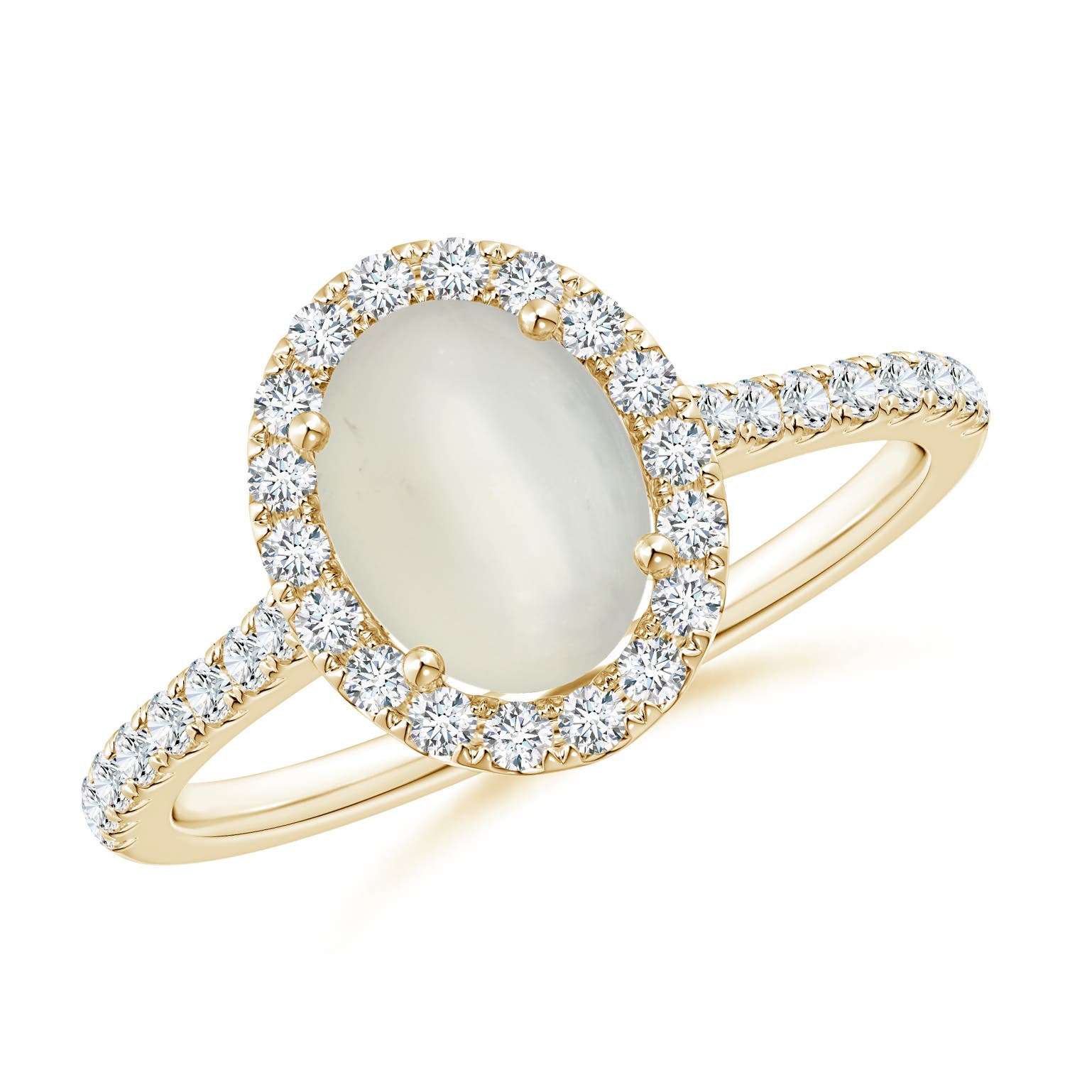 AAA - Moonstone / 1.44 CT / 14 KT Yellow Gold