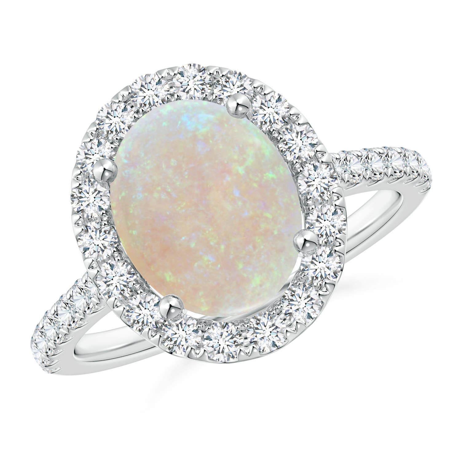 AA - Opal / 2.12 CT / 14 KT White Gold