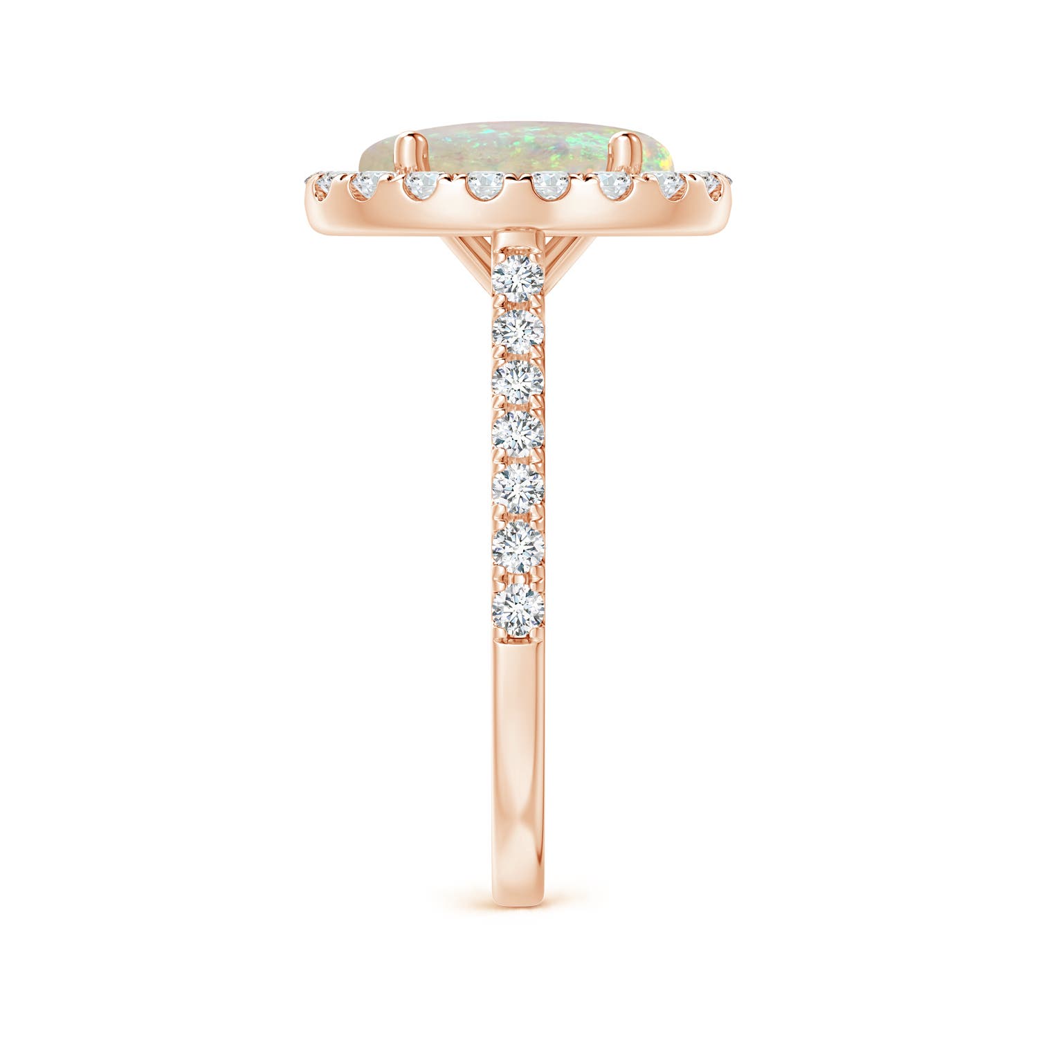 AAA - Opal / 2.12 CT / 14 KT Rose Gold