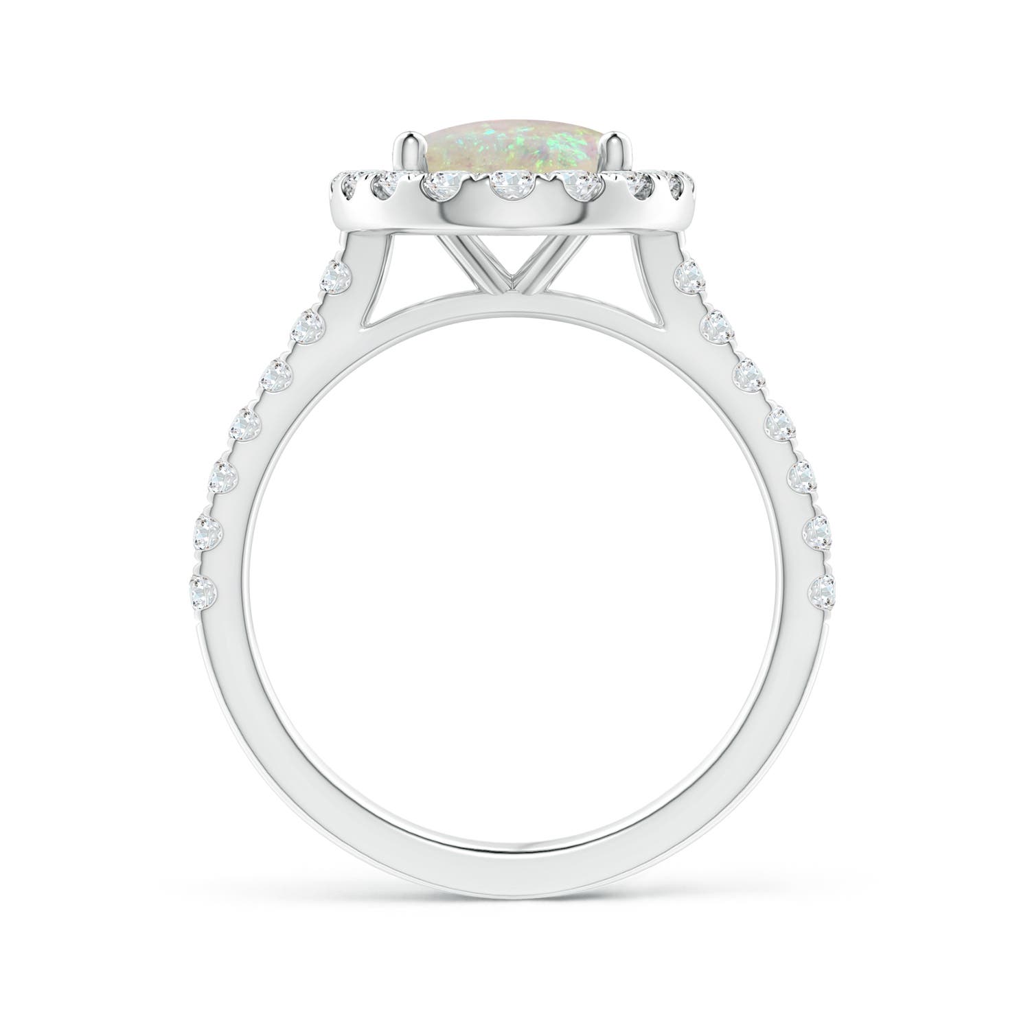 AAA - Opal / 2.12 CT / 14 KT White Gold