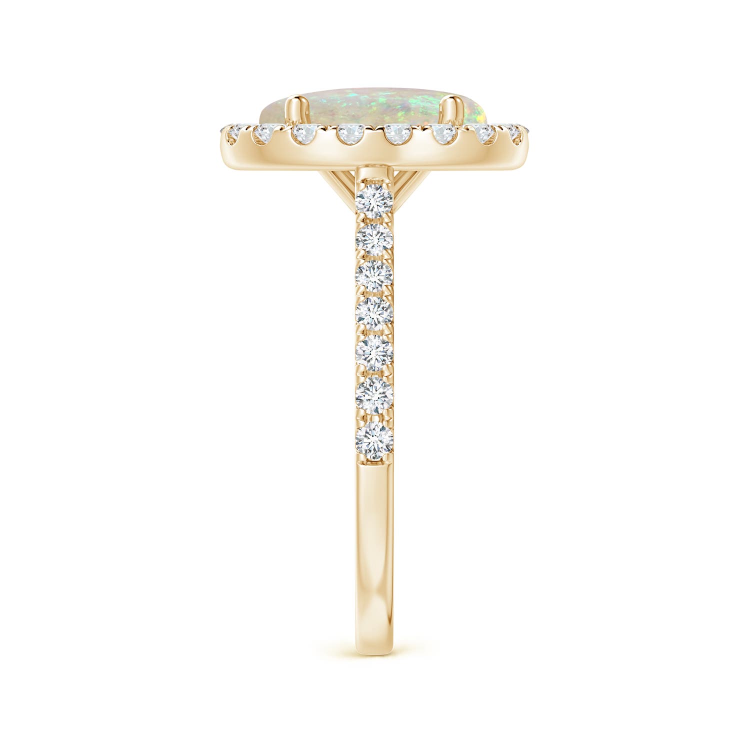 AAA - Opal / 2.12 CT / 14 KT Yellow Gold