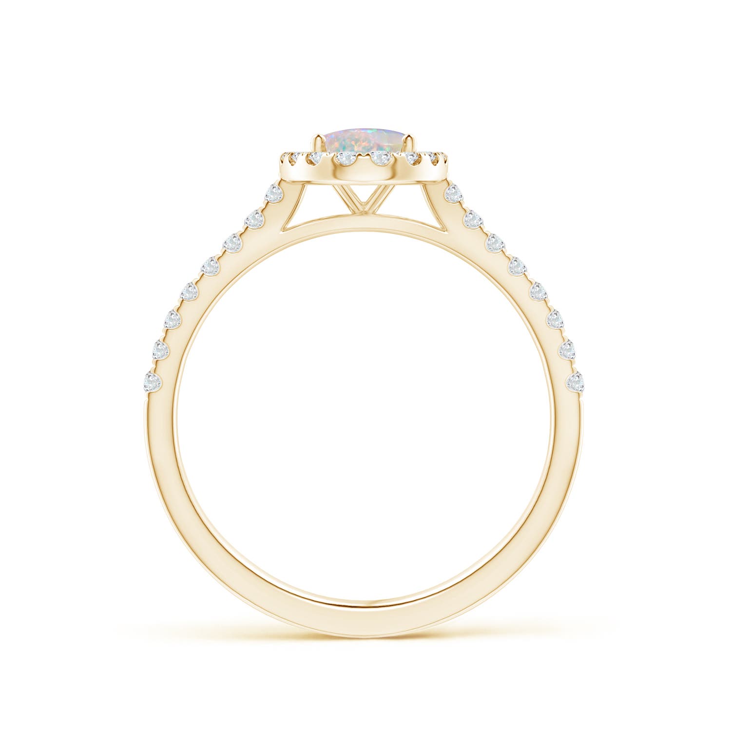 AAAA - Opal / 0.71 CT / 14 KT Yellow Gold