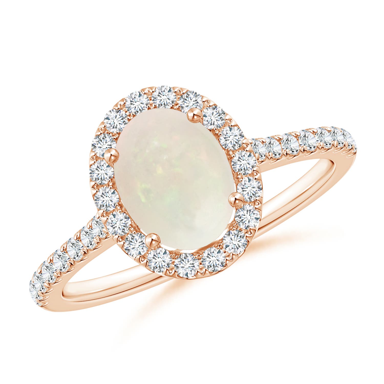 A - Opal / 1.14 CT / 14 KT Rose Gold