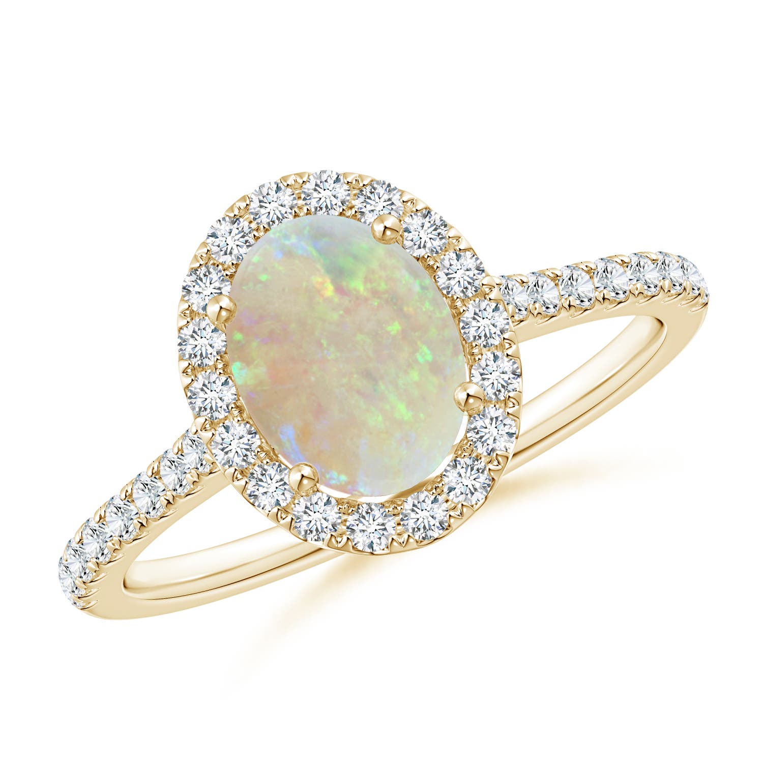 AAA - Opal / 1.14 CT / 14 KT Yellow Gold