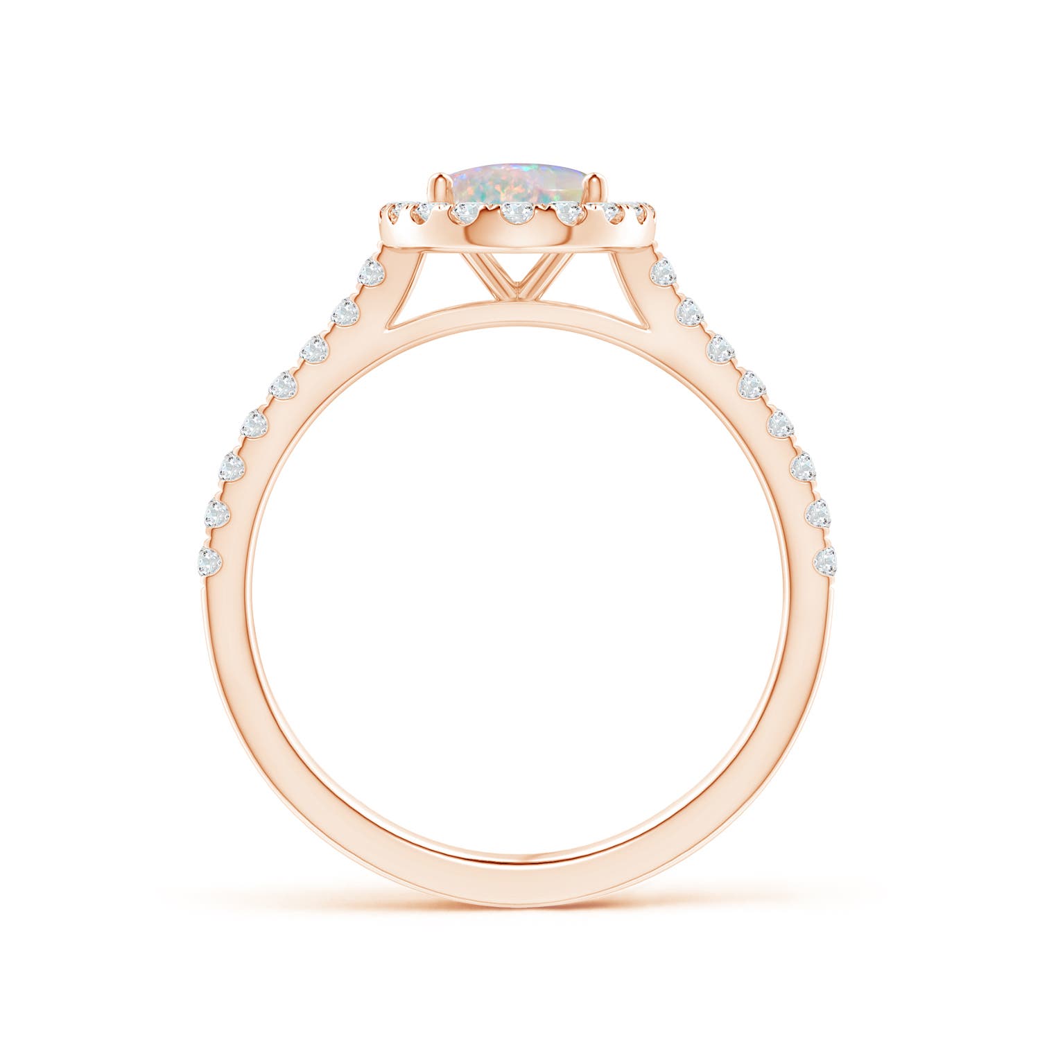 AAAA - Opal / 1.14 CT / 14 KT Rose Gold