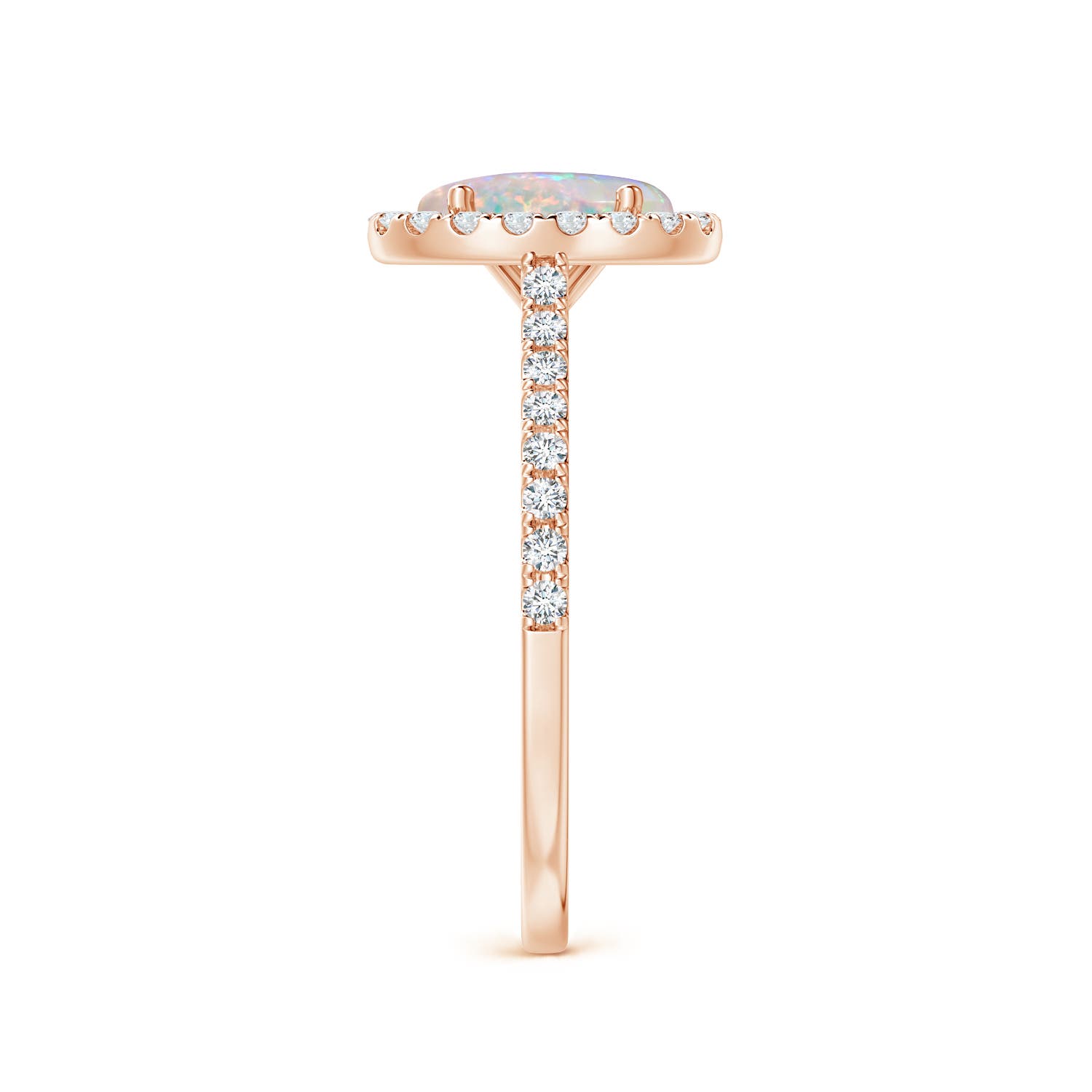 AAAA - Opal / 1.14 CT / 14 KT Rose Gold