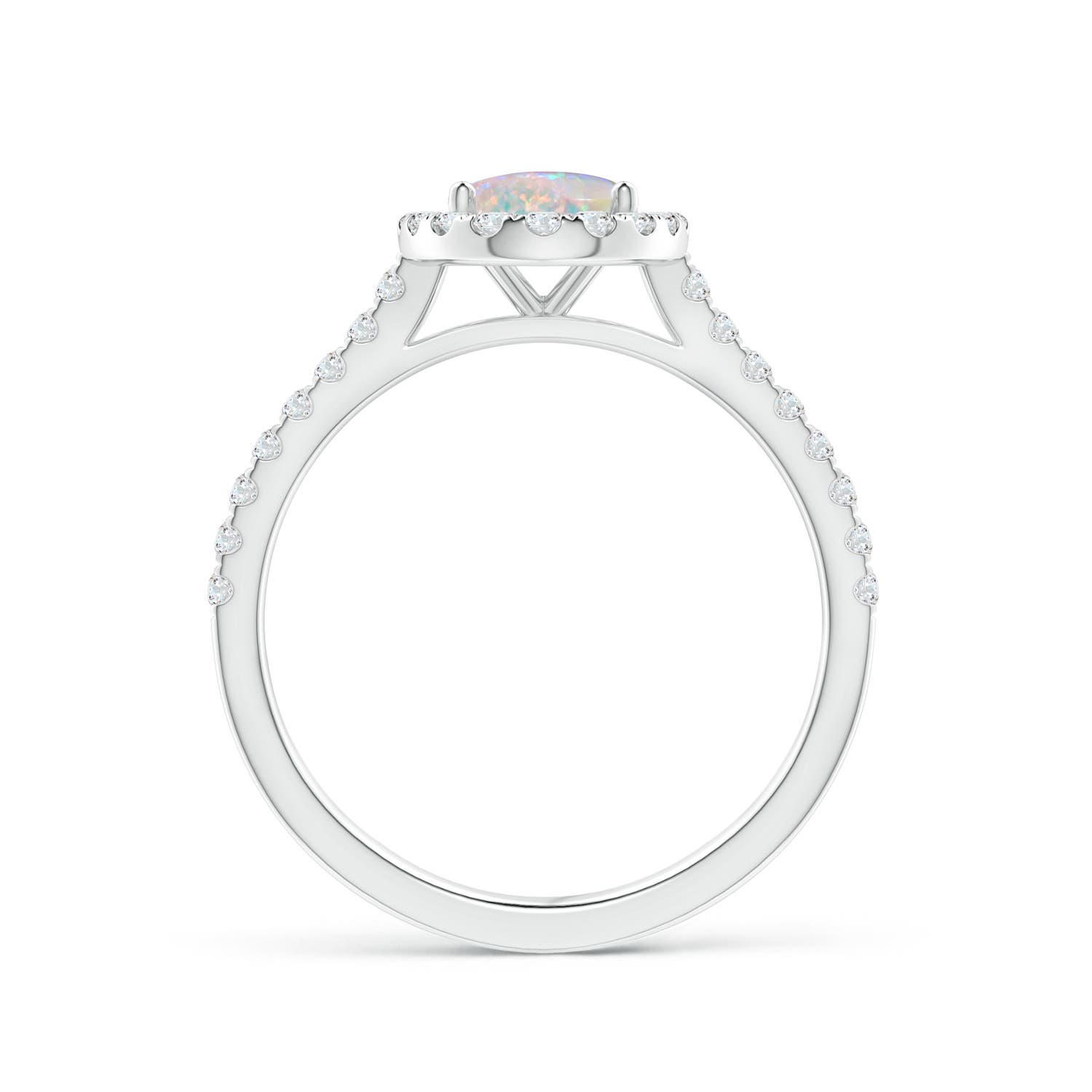 AAAA - Opal / 1.14 CT / 14 KT White Gold