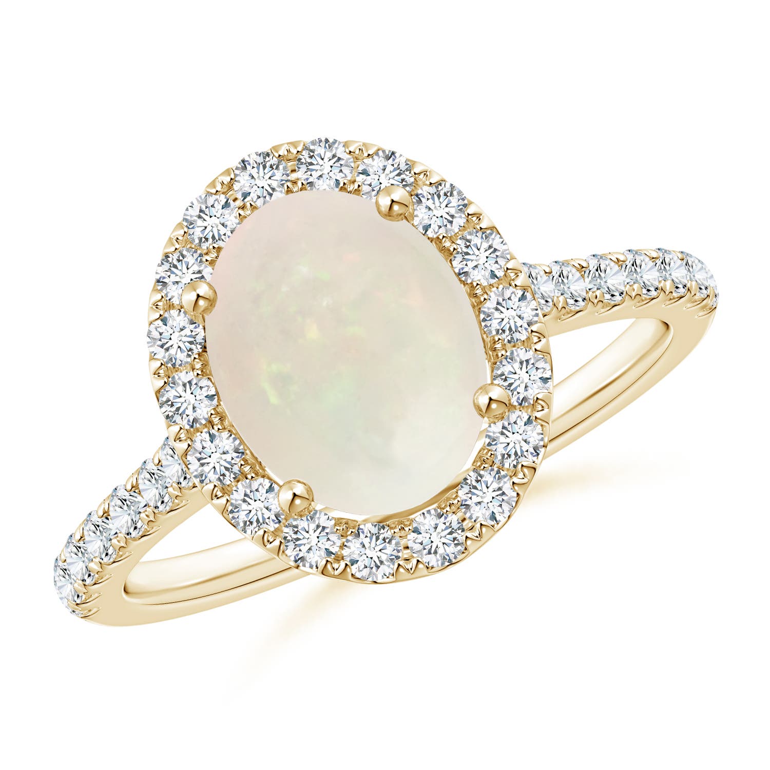 A - Opal / 1.55 CT / 14 KT Yellow Gold