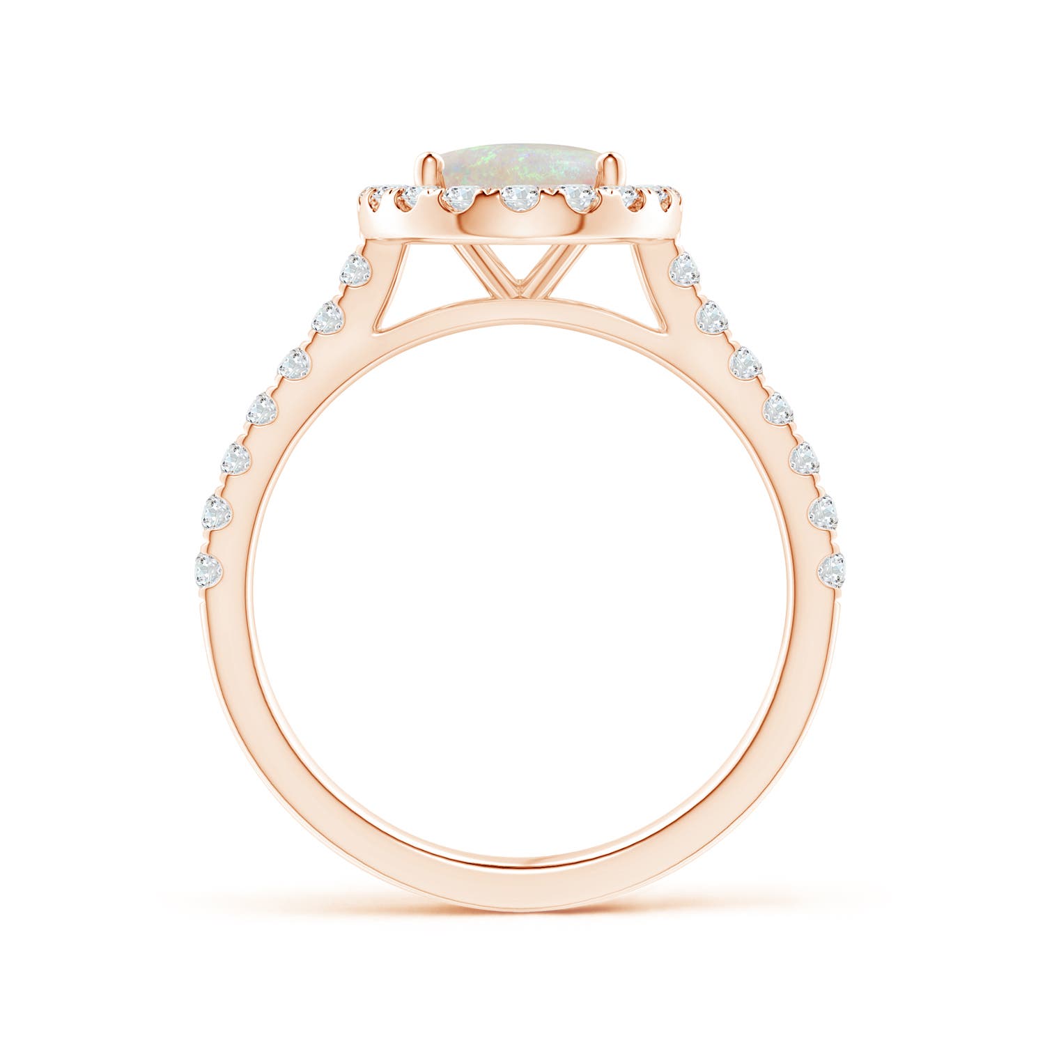 AA - Opal / 1.55 CT / 14 KT Rose Gold