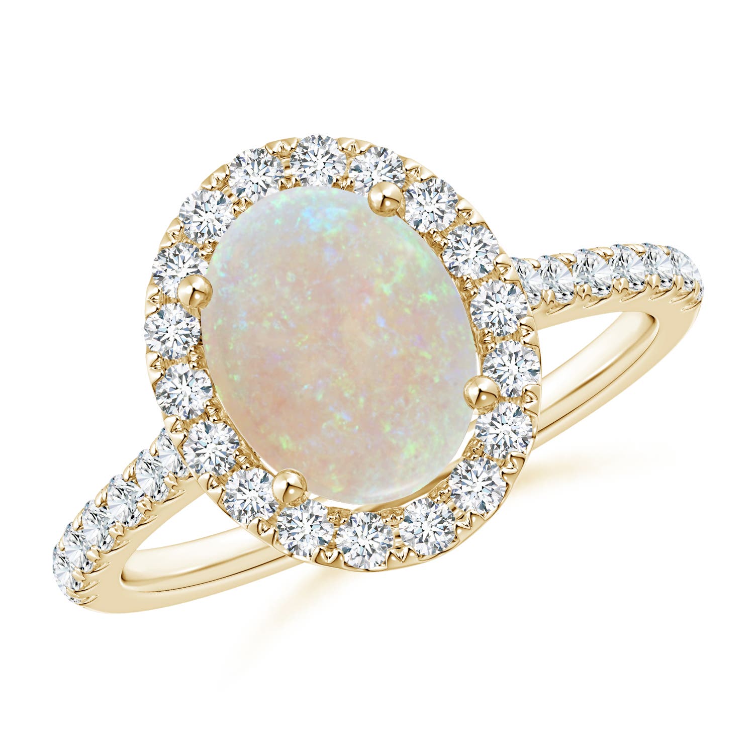 AA - Opal / 1.55 CT / 14 KT Yellow Gold