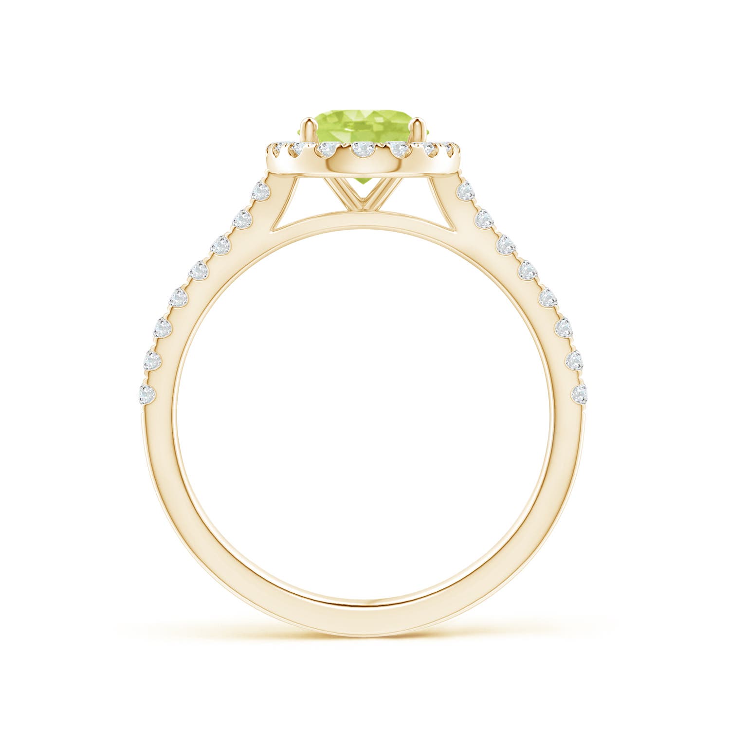 A - Peridot / 1.69 CT / 14 KT Yellow Gold