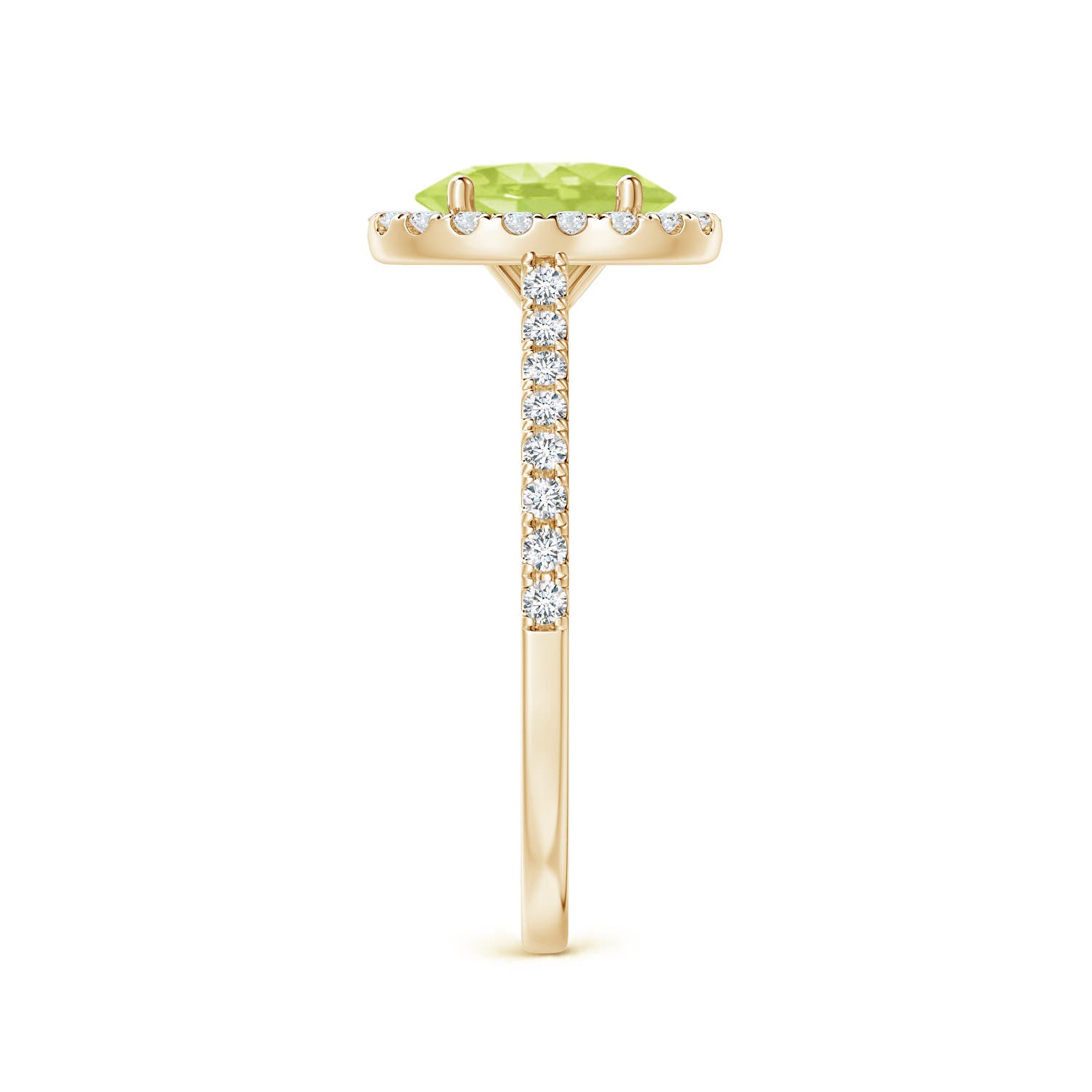 A - Peridot / 1.69 CT / 14 KT Yellow Gold