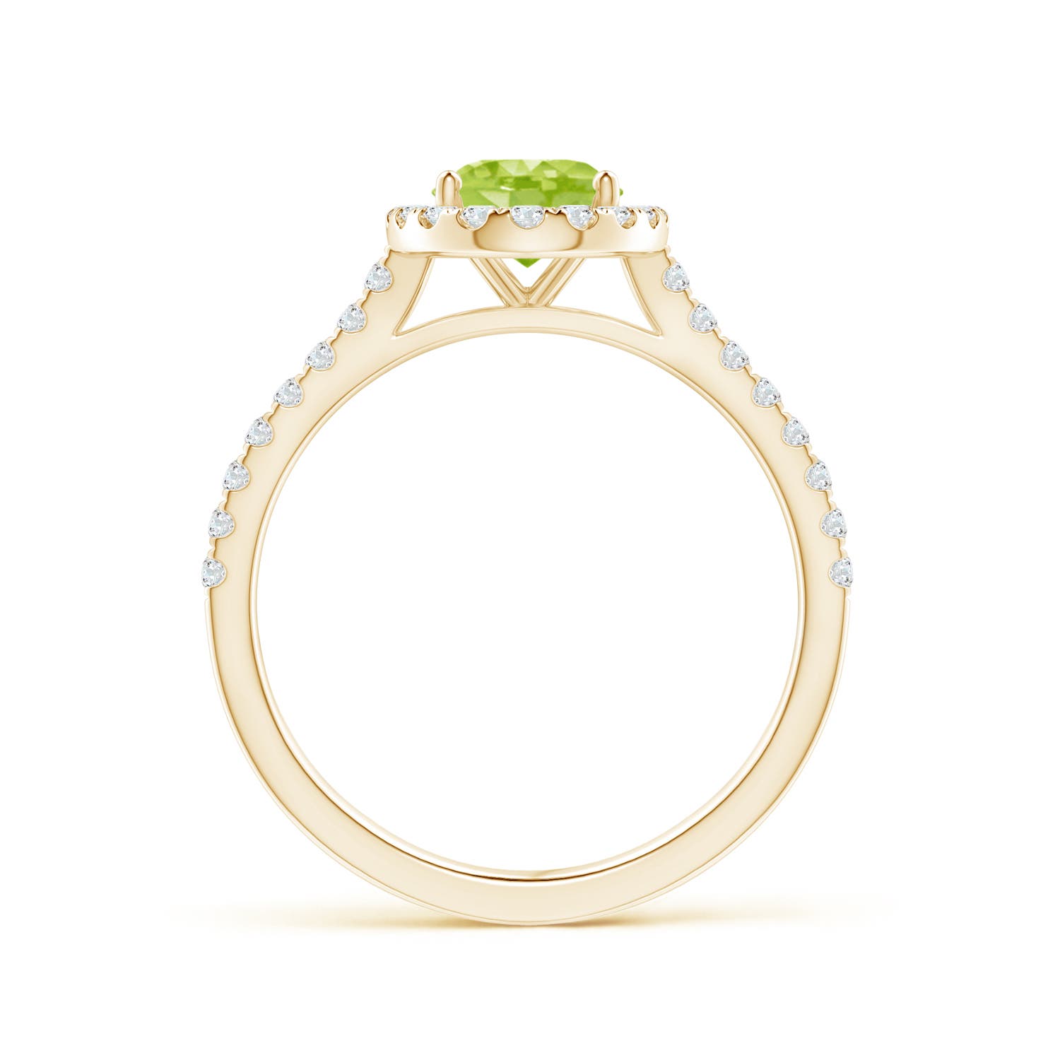 AA - Peridot / 1.69 CT / 14 KT Yellow Gold