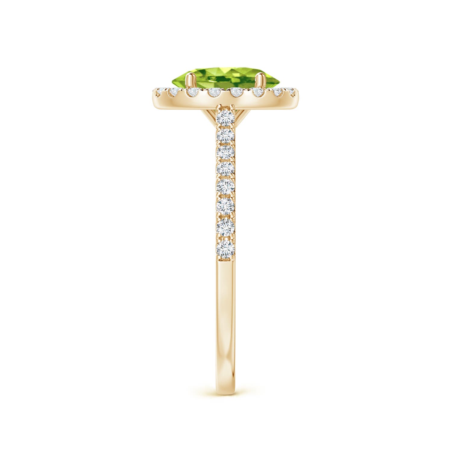 AAA - Peridot / 1.69 CT / 14 KT Yellow Gold