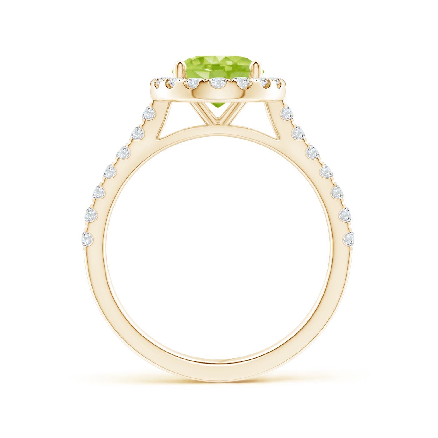 AA - Peridot / 2.35 CT / 14 KT Yellow Gold